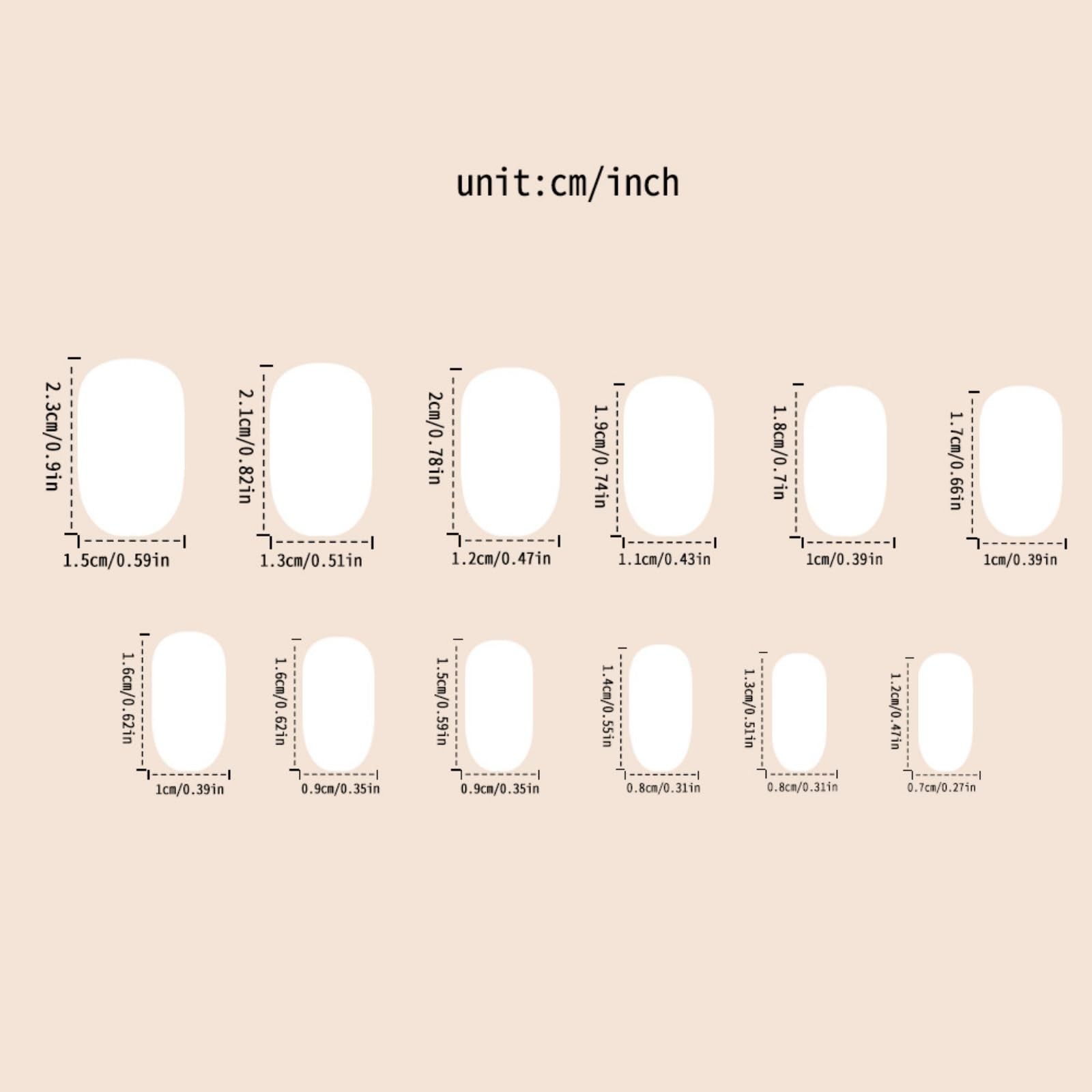 NBNTGH 24Pcs Oval Flower Press on Nails Style01