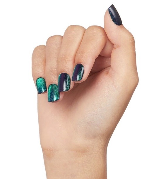 KISS imPRESS💅Color FX Short Squoval Press-on Nails Green “Better Things” 30Pcs