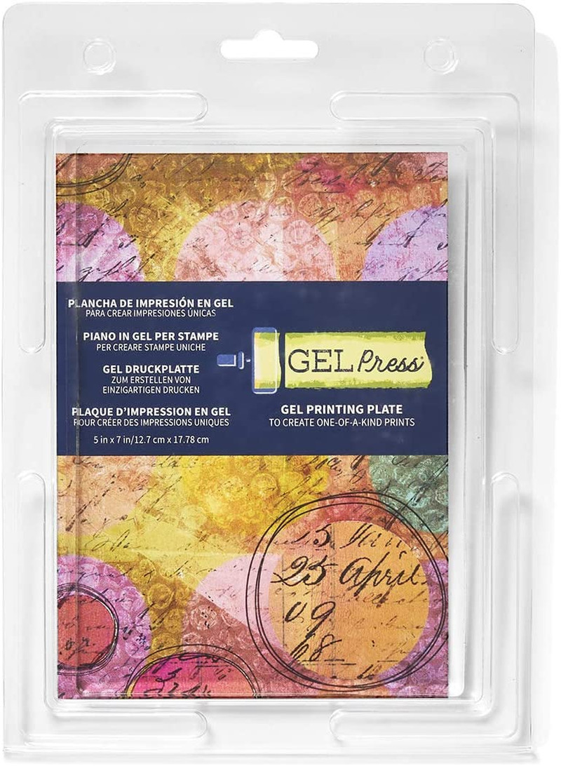 Gel Press Monoprinting Print Plate – 5” X 7” Gel Plate – Printmaking Supplies –