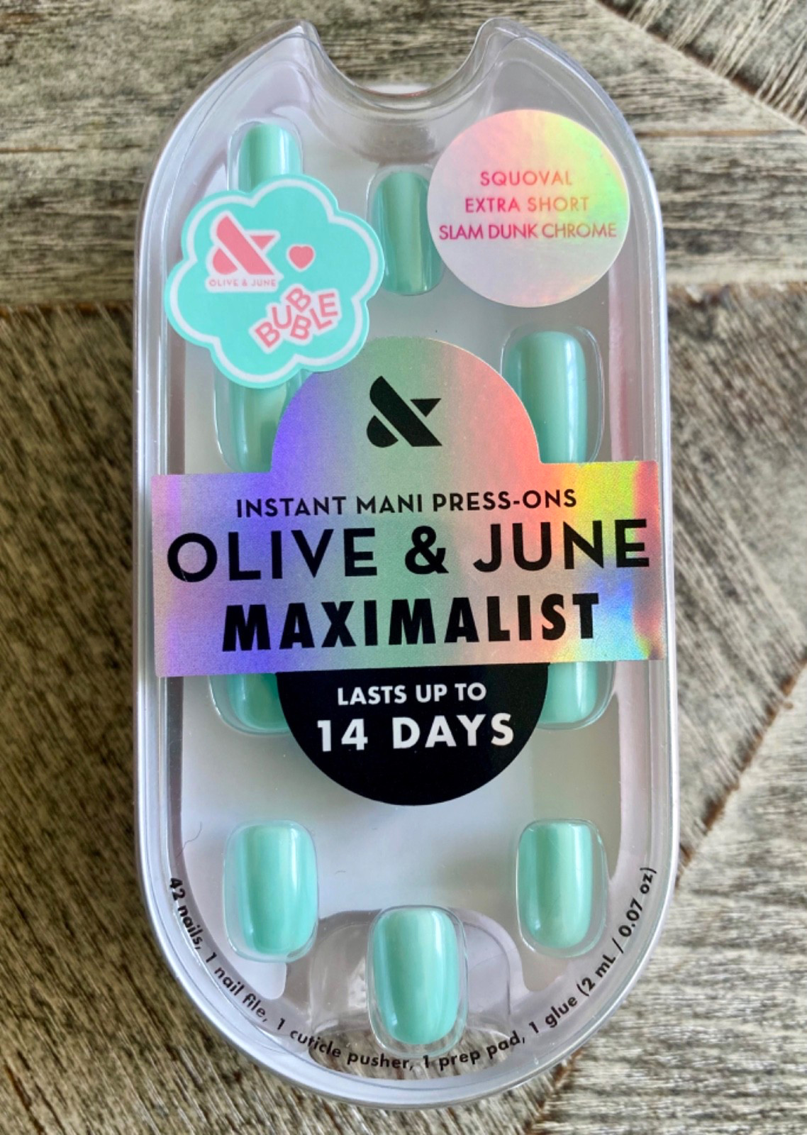 NEW! Olive & June Press-On Nails Lot of Four Pastels French Tip FREE SHIPPING!!