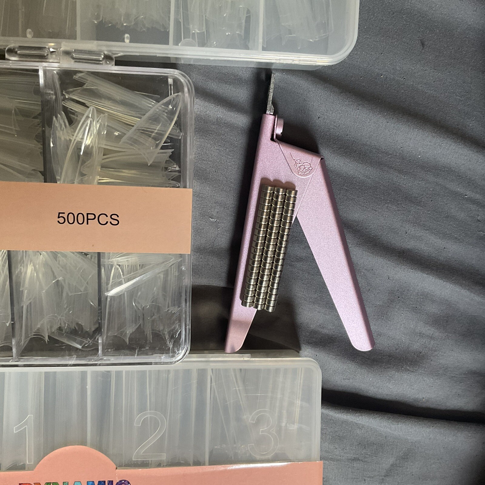 500 Nail Tips Set Bundle With Nail Cutter And Magnets *Brand New*