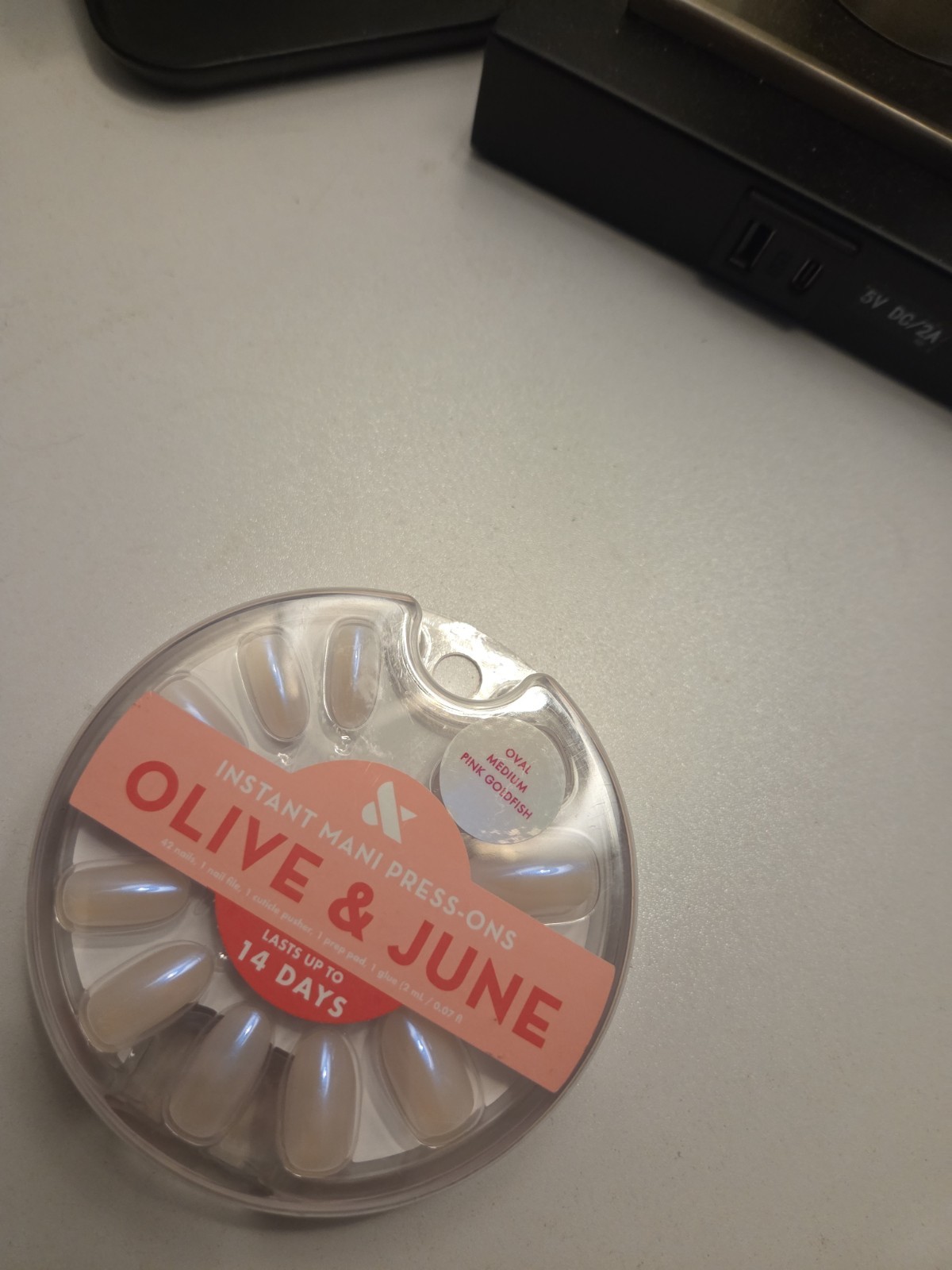 olive june press on nails