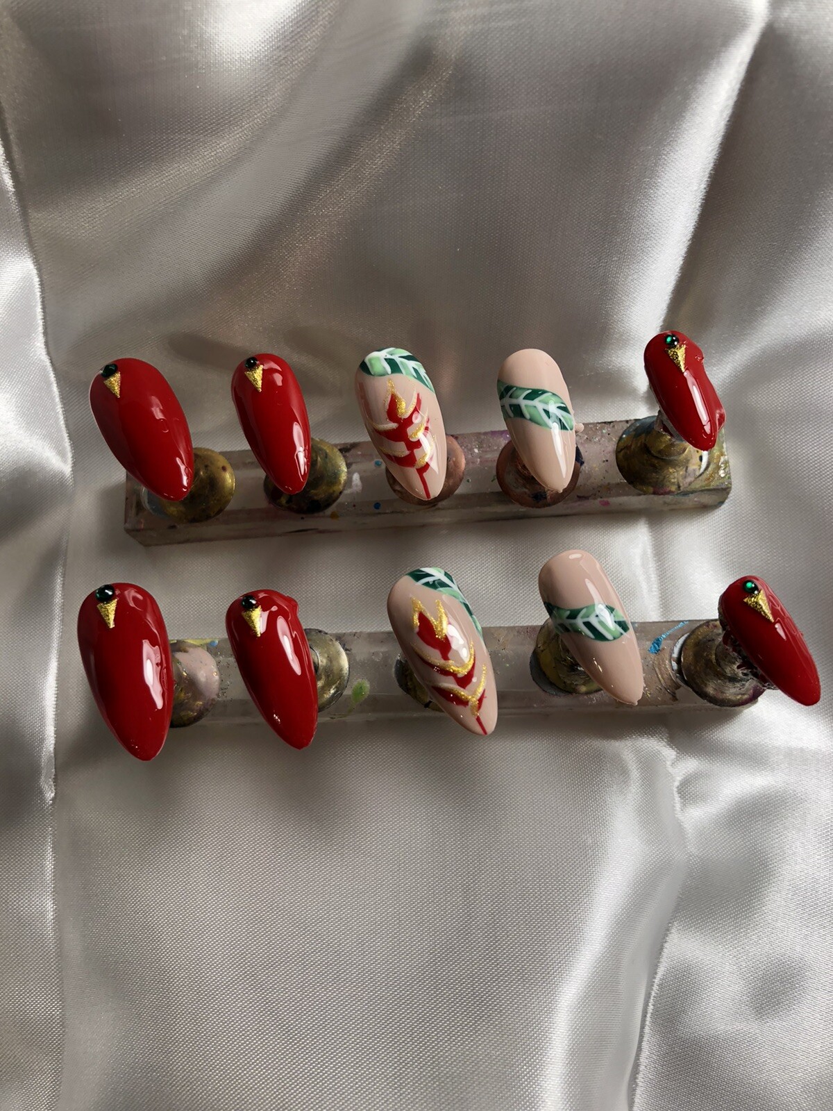 Z Nailz! Gorgeous Set of Handcrafted/Homemade Press On Nails