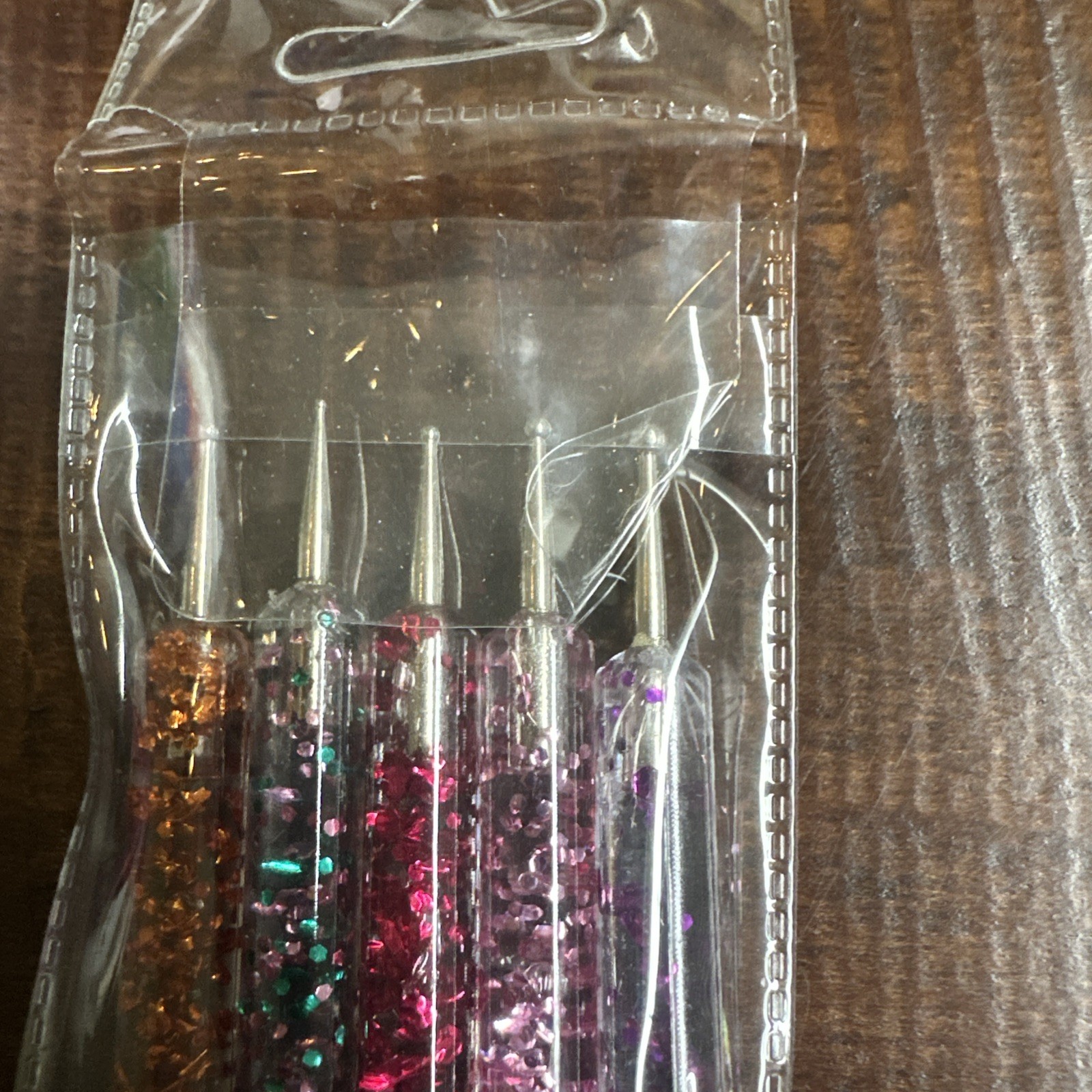 Double Ended Nail Art Pen 5 Pcs Handle Nail Design Tools Kit.