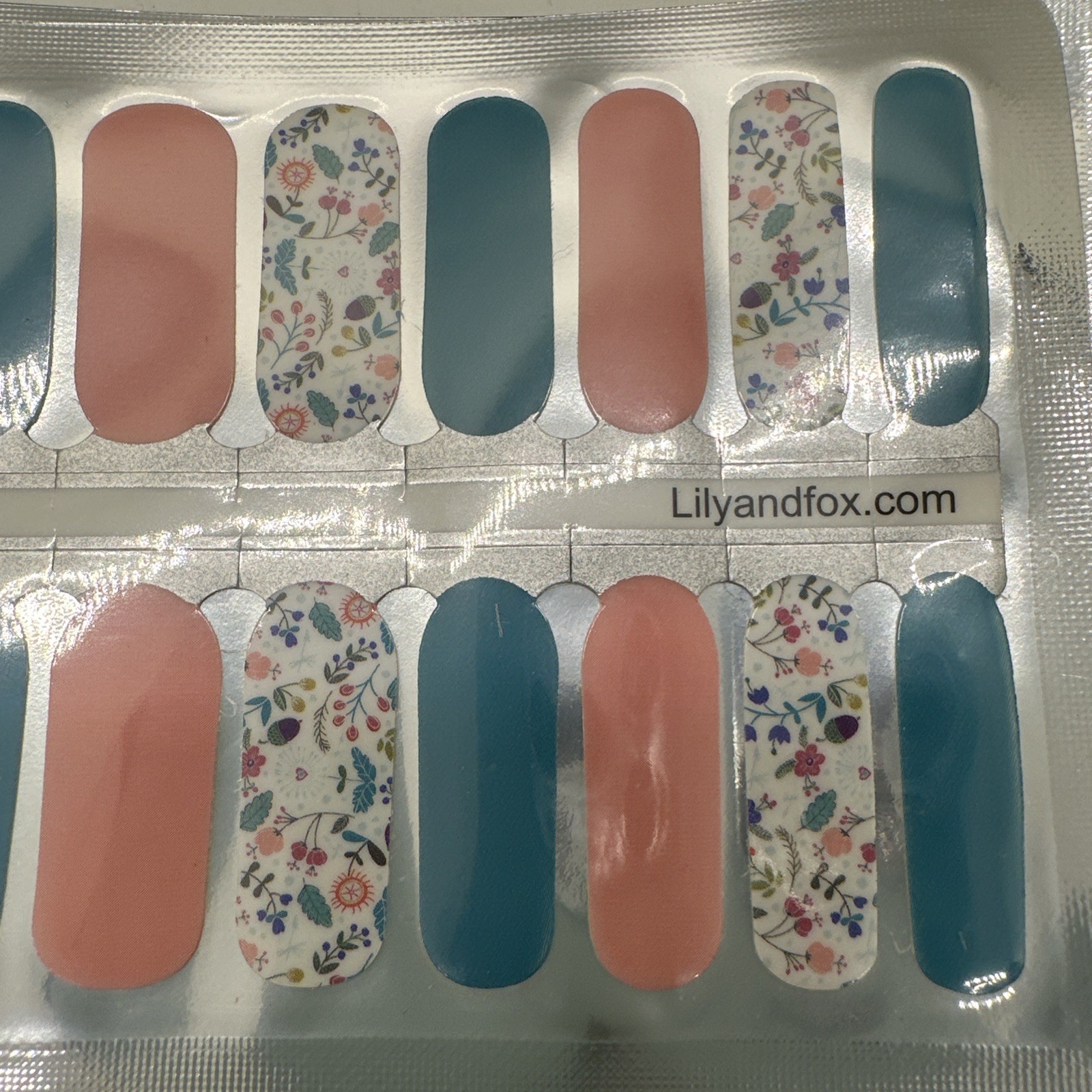 1 Bundle Of Lily And Fox Nail Wraps Stickers Art 10 Packs Of 16 Each NEW Sealed