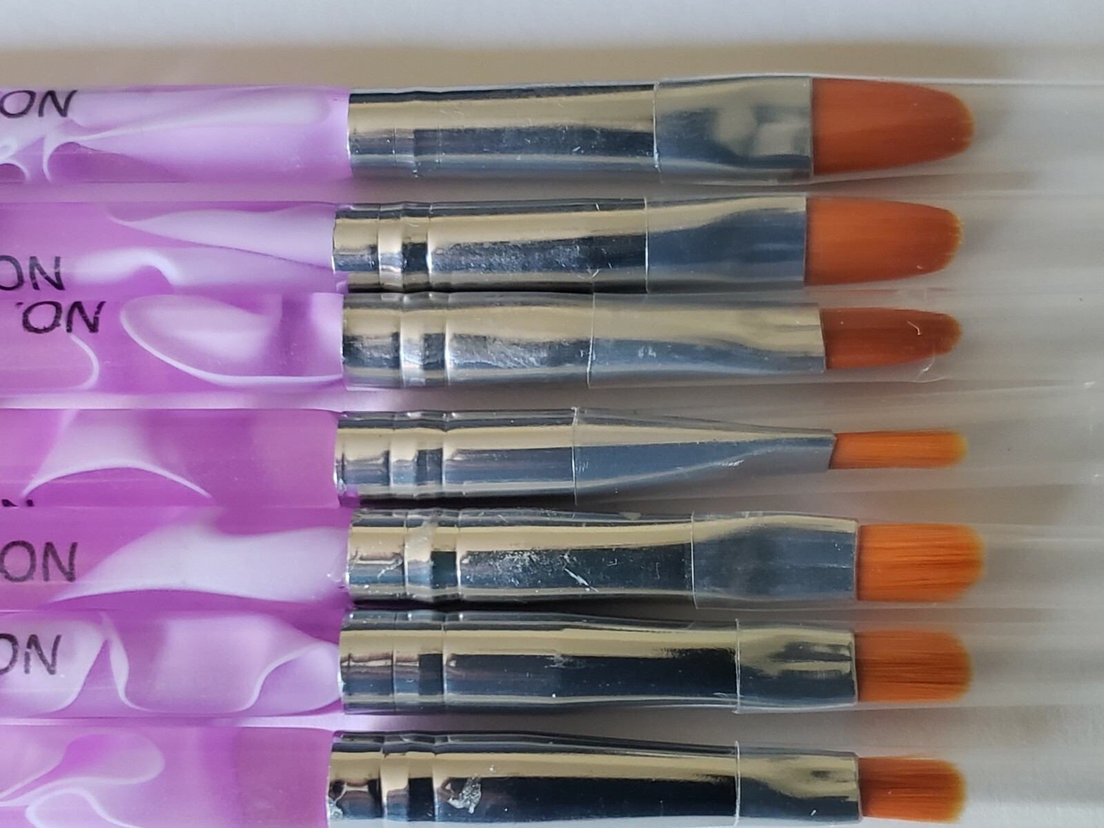 7Pcs Acrylic Nail Art Brush set Nail Art Pen Tips UV Builder Gel Painting Brush