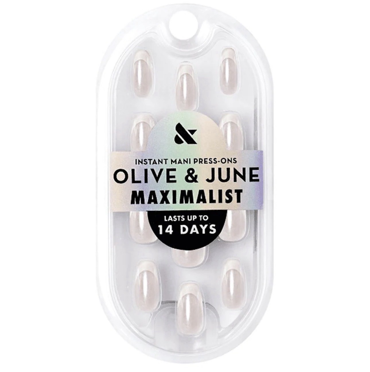 Olive & June Press On Nails Bundle 3 Pack Maximalist White Chrome & Rose Velvet