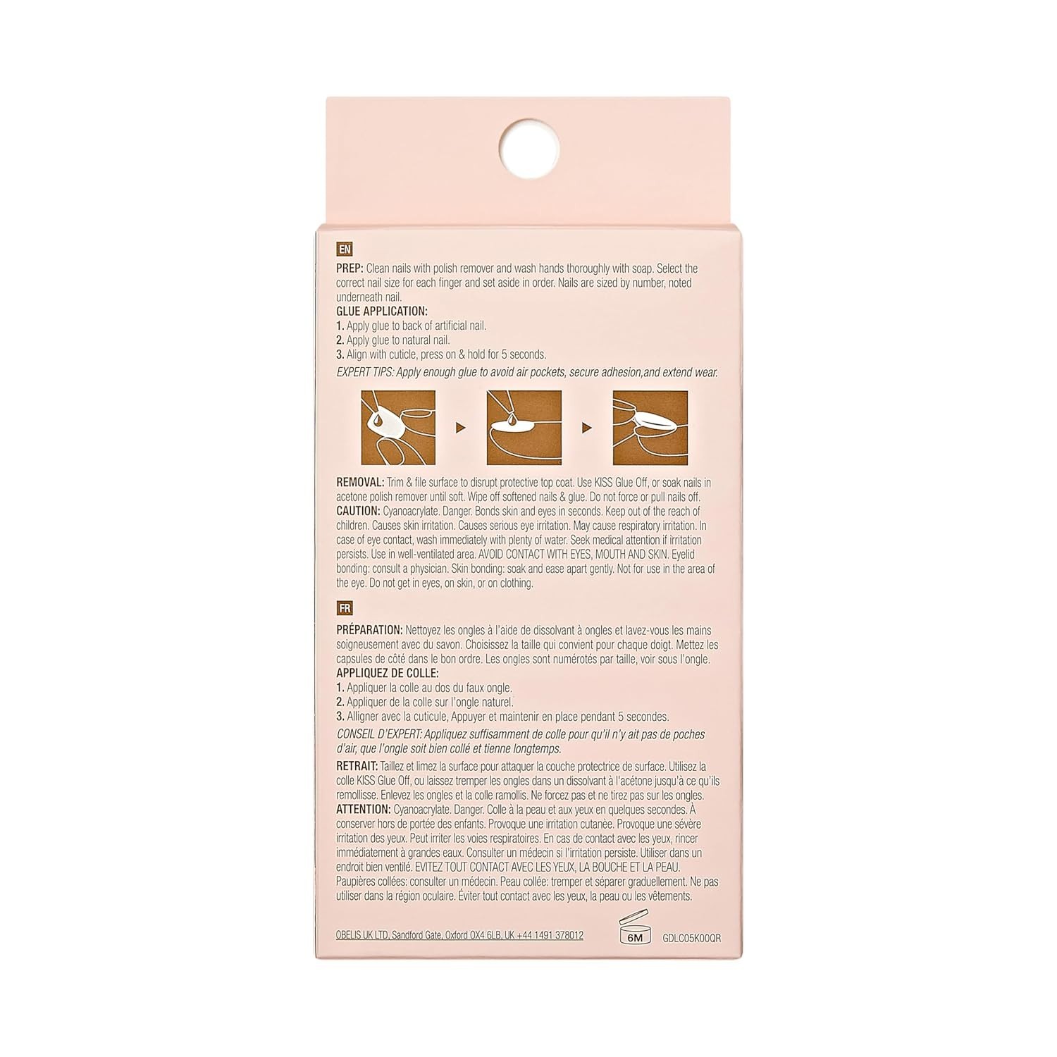 Salon-Quality Ready to Wear Press On Nails – White Gel, Easy Adhesive Included