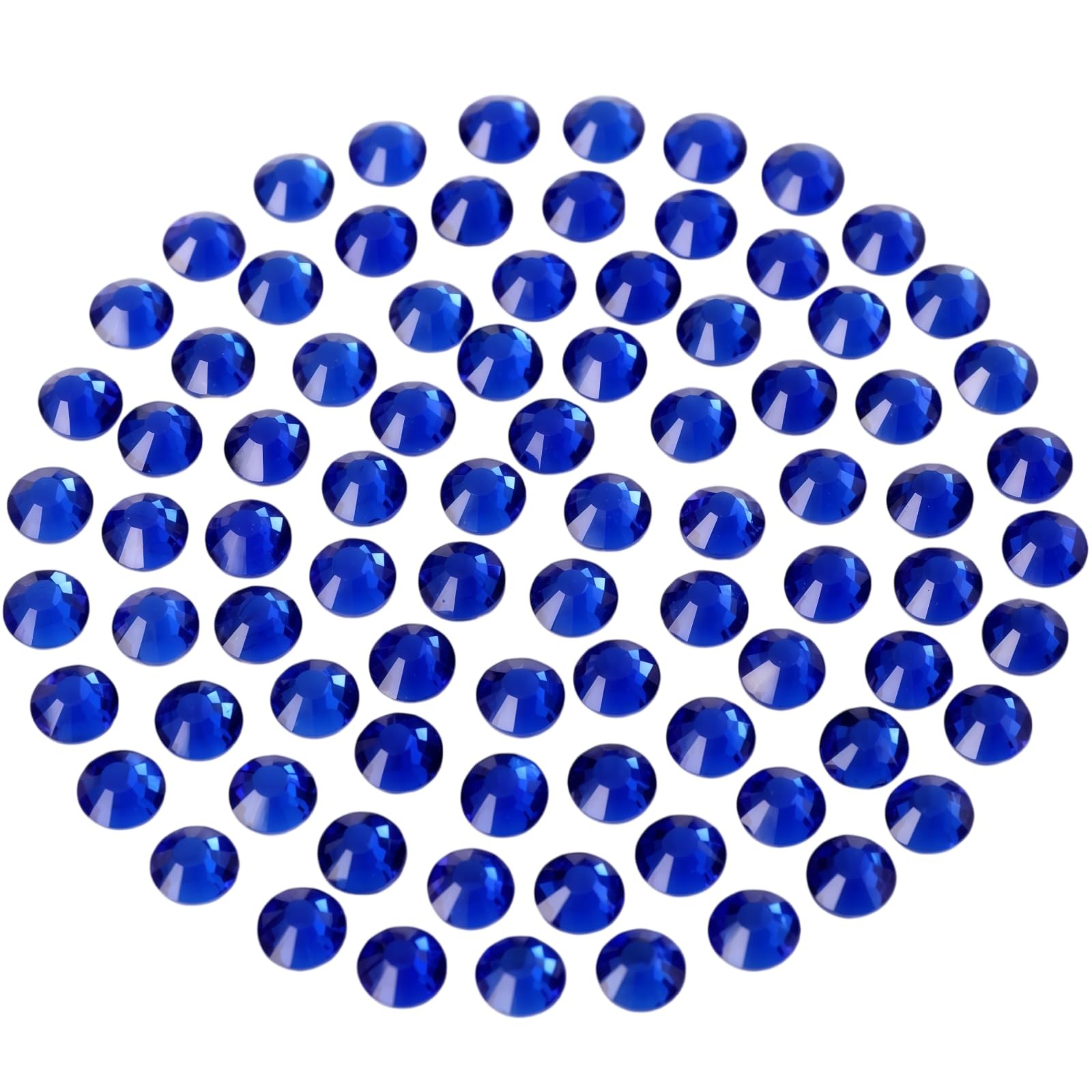Diamonland Flatback Glass Crystal Rhinestones Rounds Gems for Bedazzling Nail…
