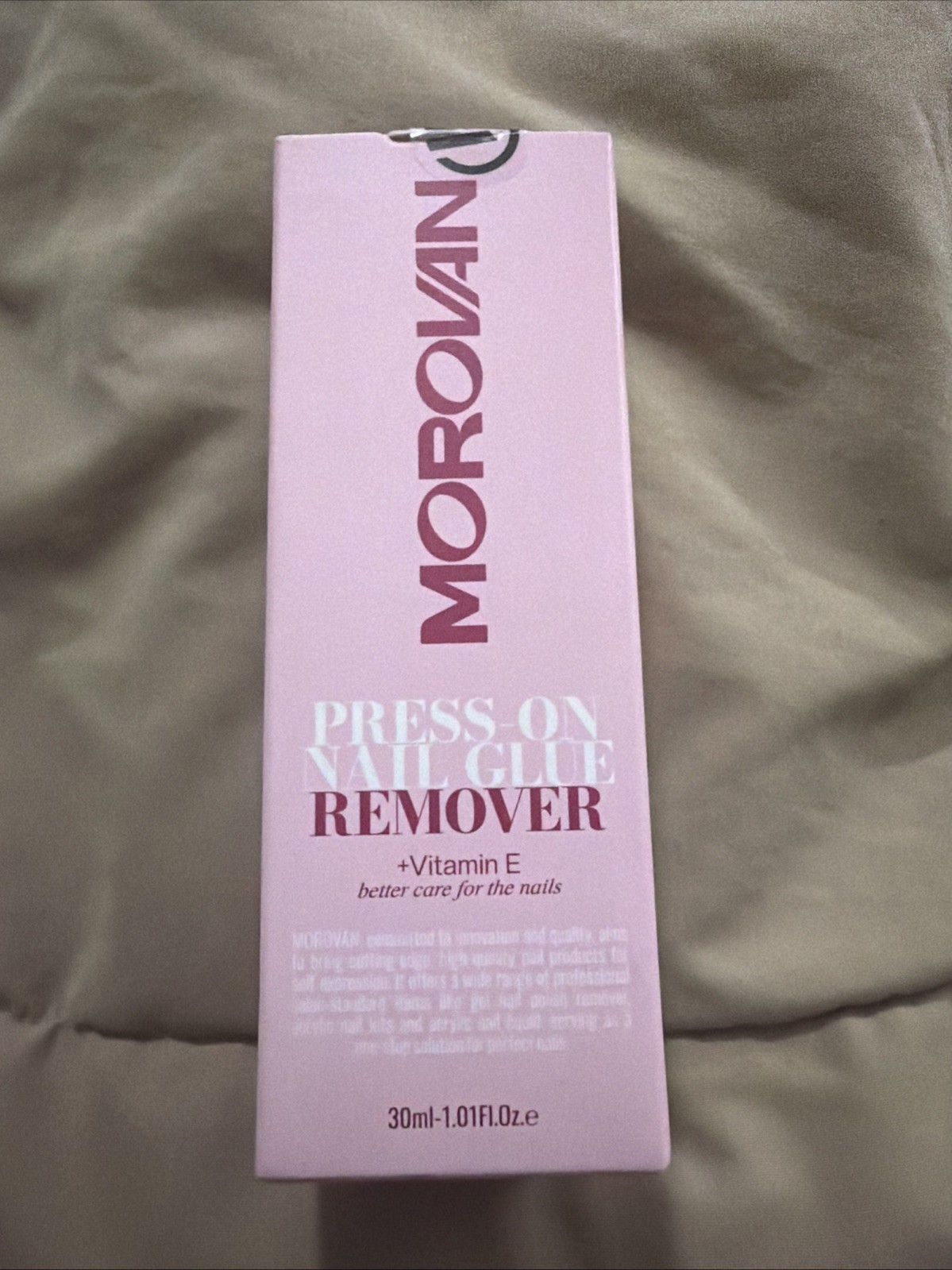 Lot (2) Morovan Press-On Nail Glue Remover 1.01 Fl Oz (a)