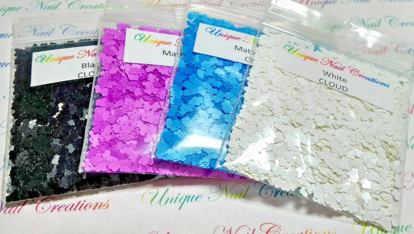 CLOUD Shape Glitter~U Choose Color~Nail Art•Acrylic•Gel•Body Art•Festival•Crafts