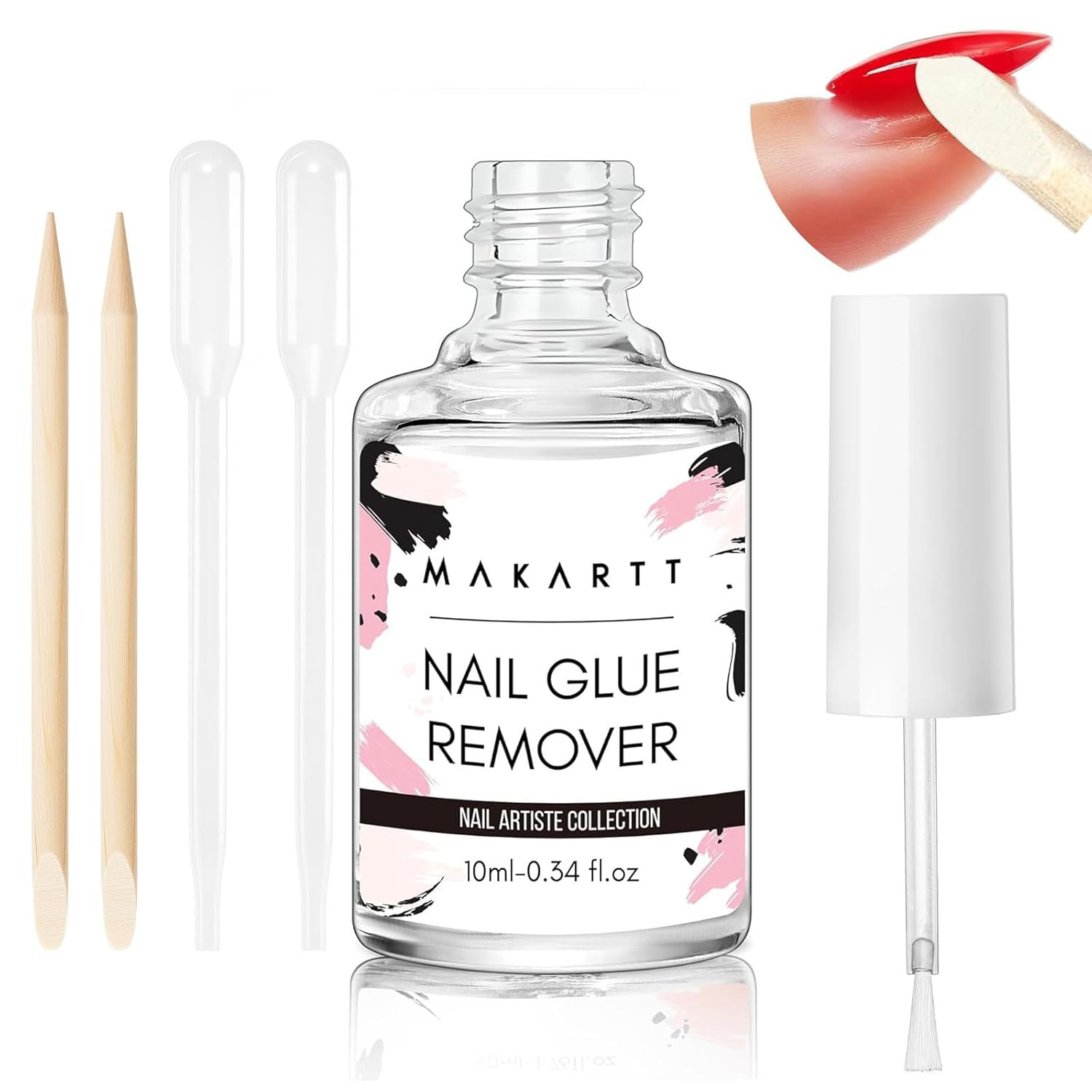 Super Strong Nail Glue for Press Ons: Acrylic Nail Tips-Fake Nails-Salon Quality