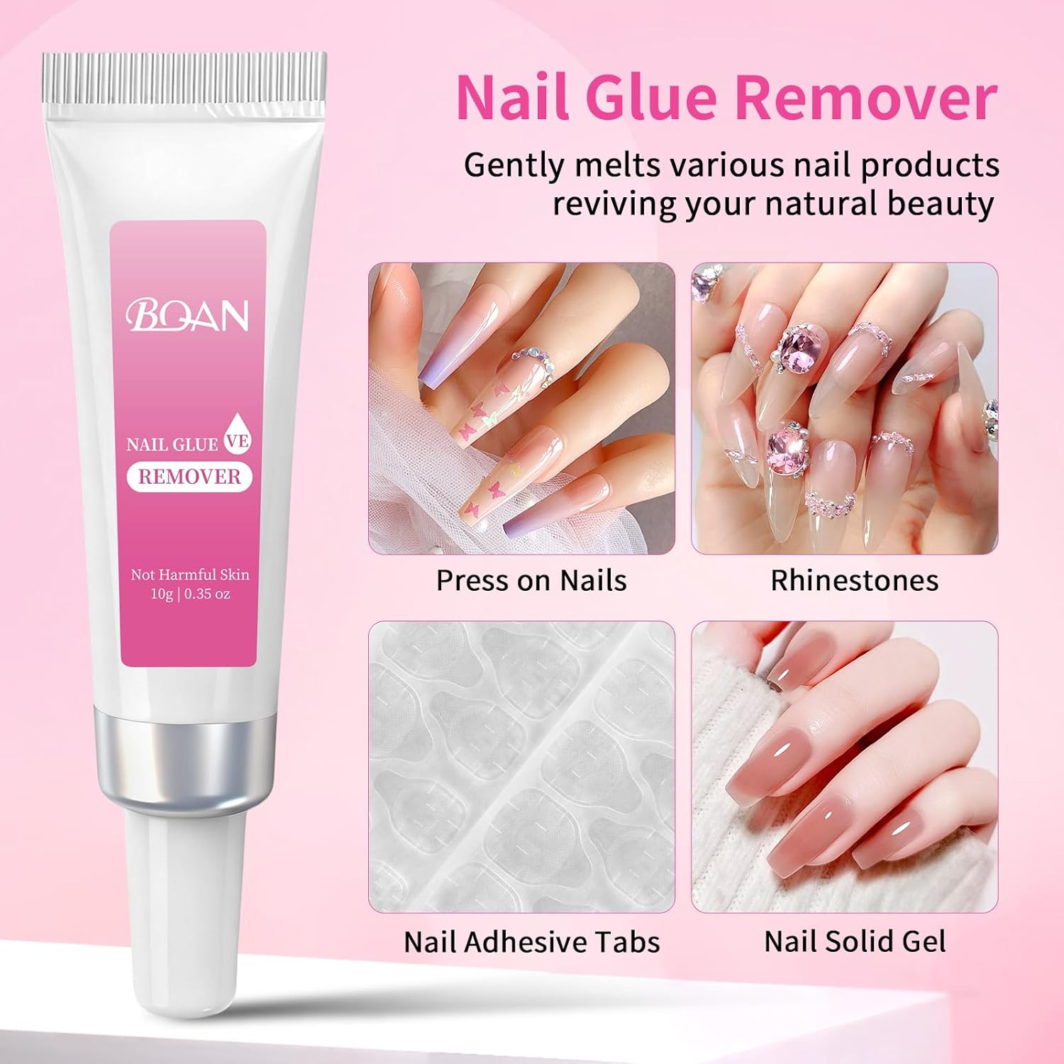 10G Semi Nail Glue for Press on Nails, Super Strong | Quick Drying | Long Lastin