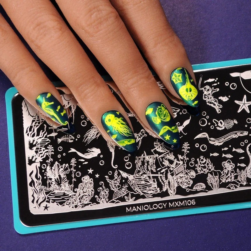 Abyss: Grave Below (MXM106) – Nail Stamping Plate