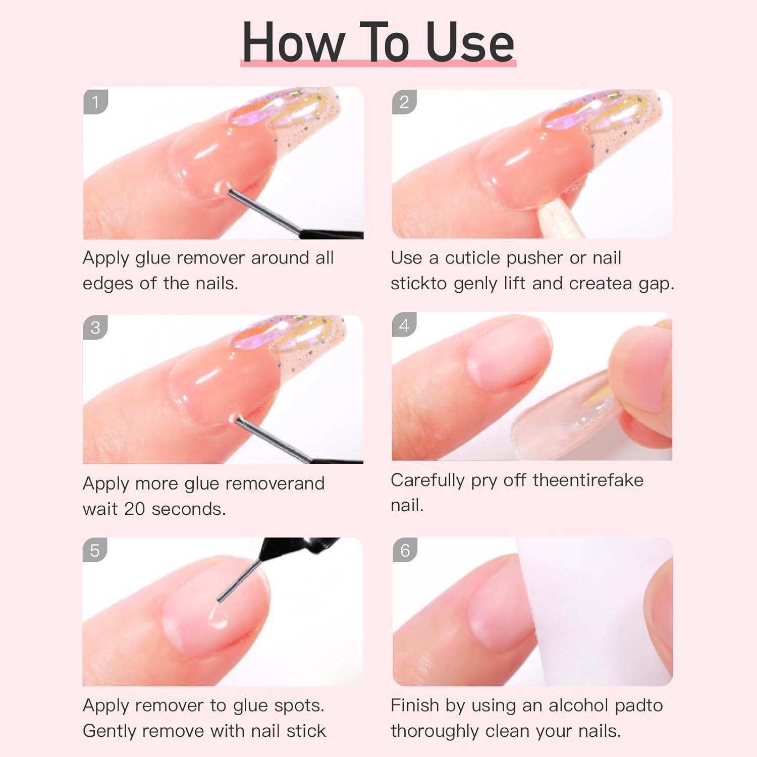 Quick Adhesive Dissolver 20ml – Multi-Functional Remover for Press-On Nails