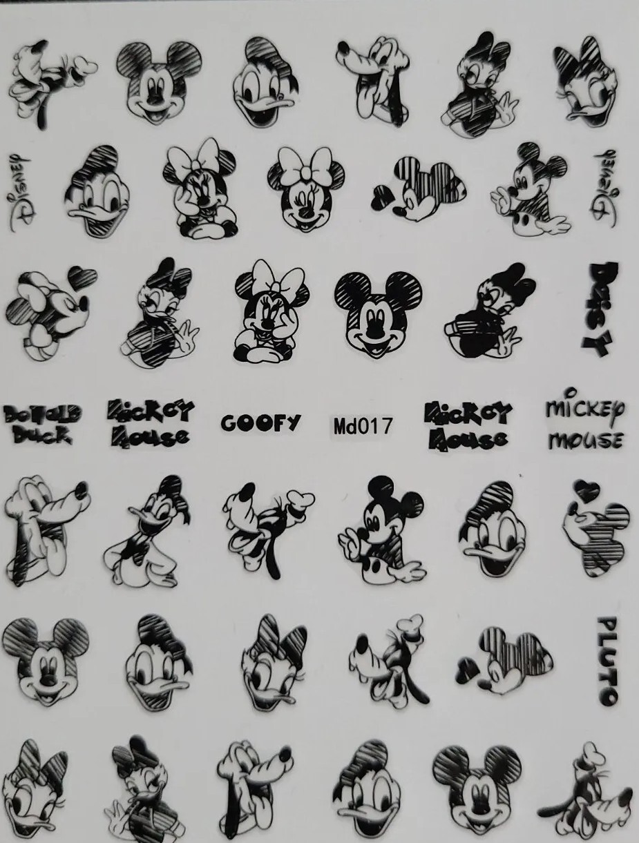 Disney MickeyMouse Nail Art Stickers