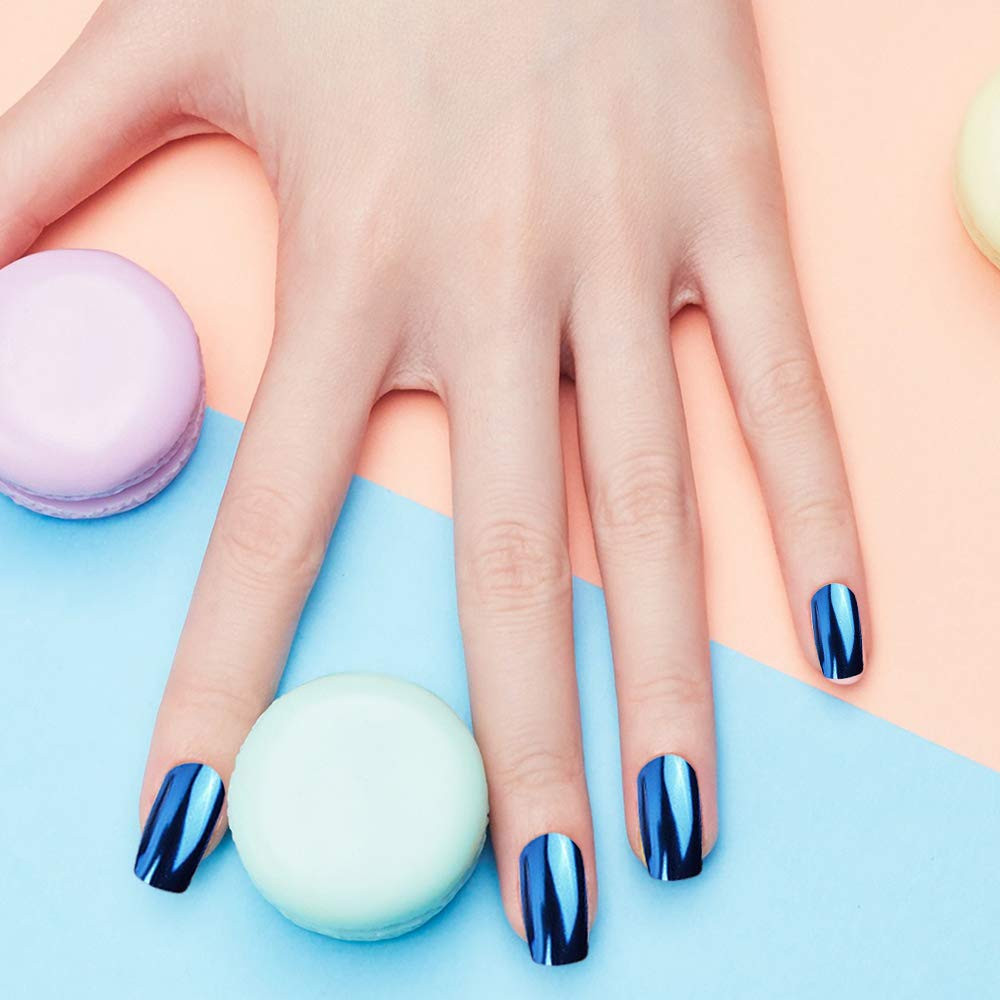 22 Colors Chrome Nail Powders Metallic Nail Powder Mirror Effect Nail Art Chrome