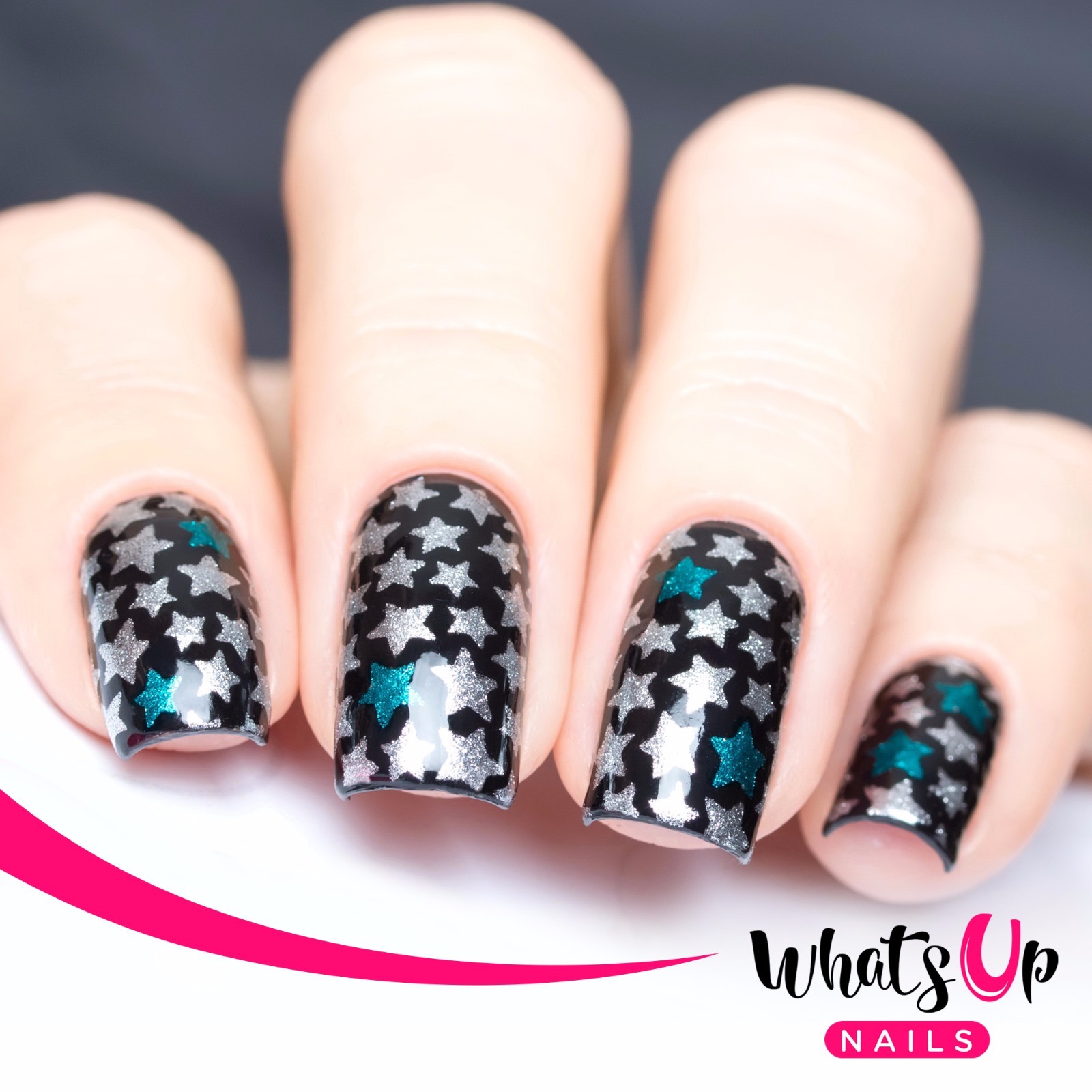 Stars Stencils for Nails, Galaxy Nail Stickers, Nail Art, Nail Vinyls