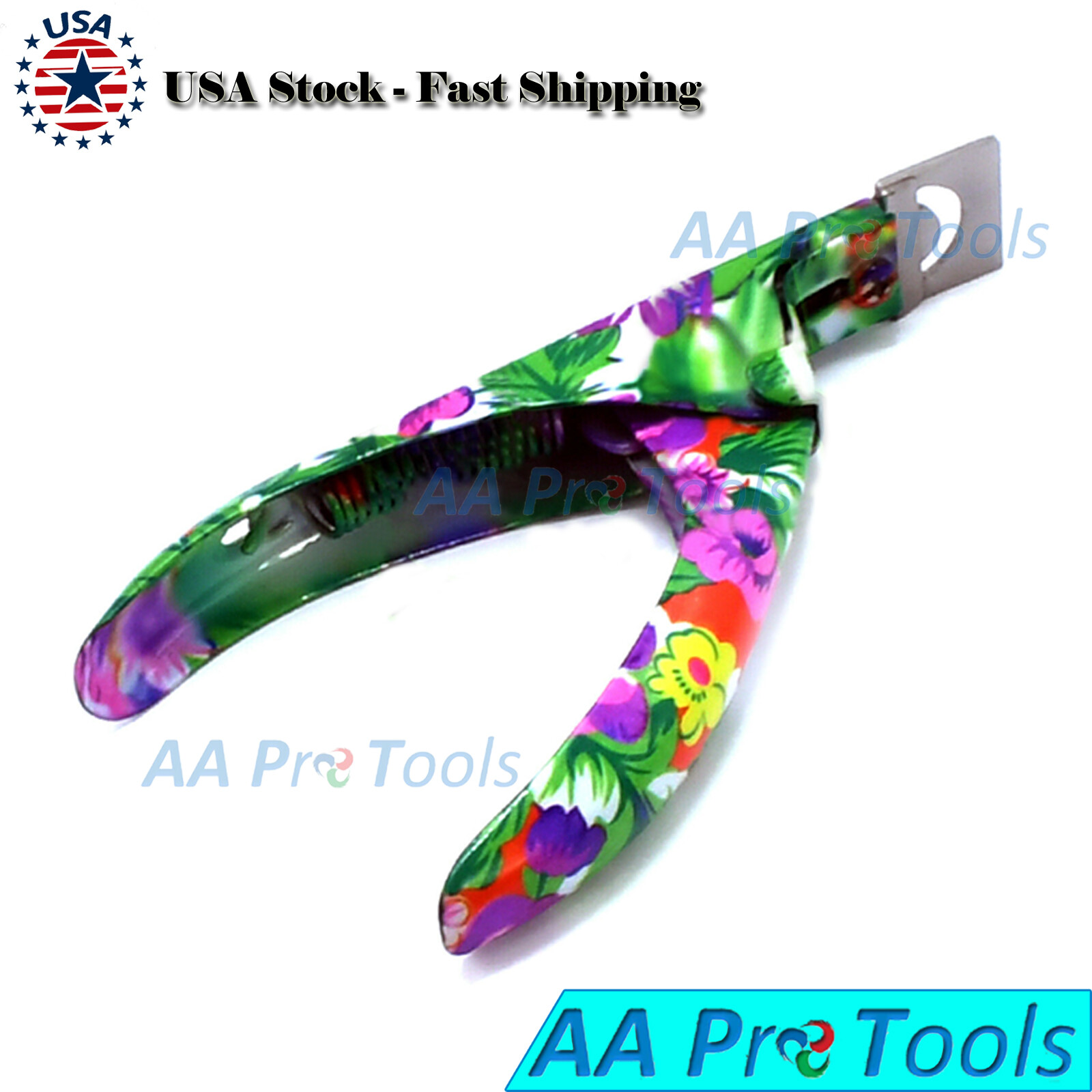 PRO NAIL CLIPPER CUTTER 3 WAY FALSE FAKE ACRYLIC MANICURE ART Paper Coated B-775