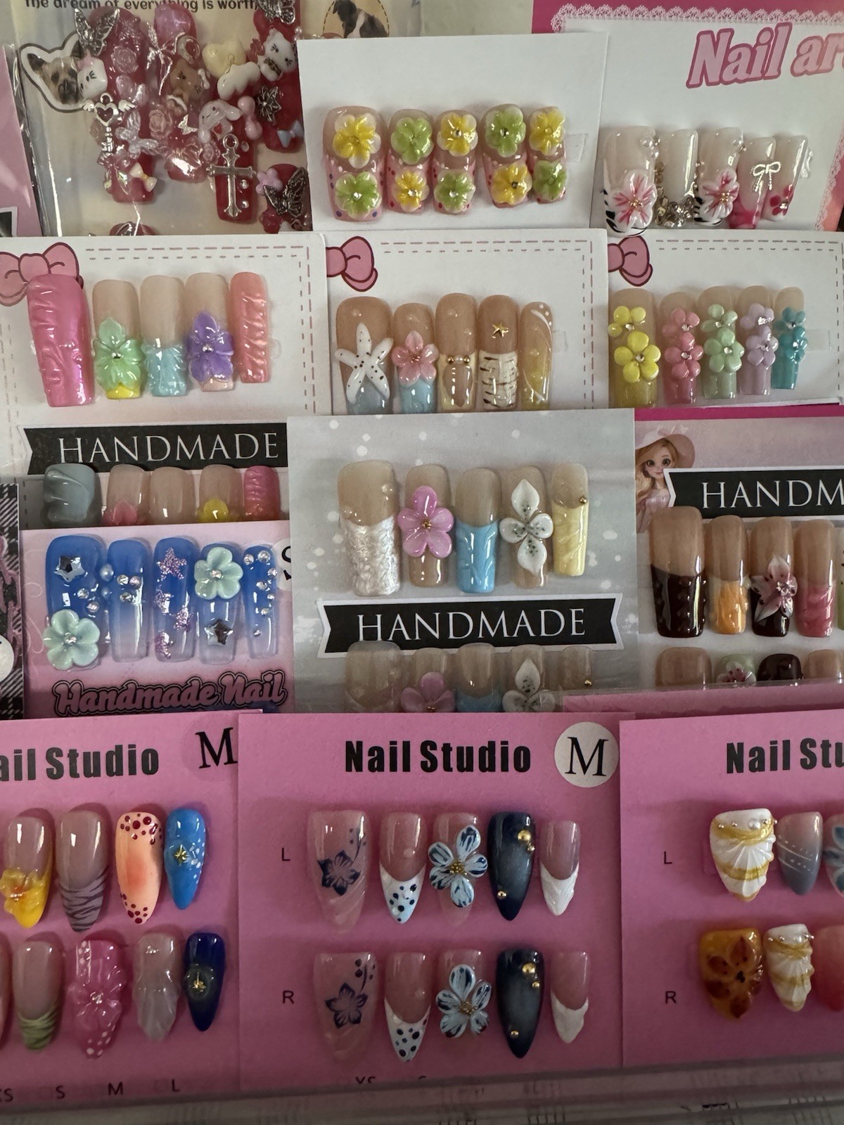 10 Sets Of Bundle Handmade Press On Nails