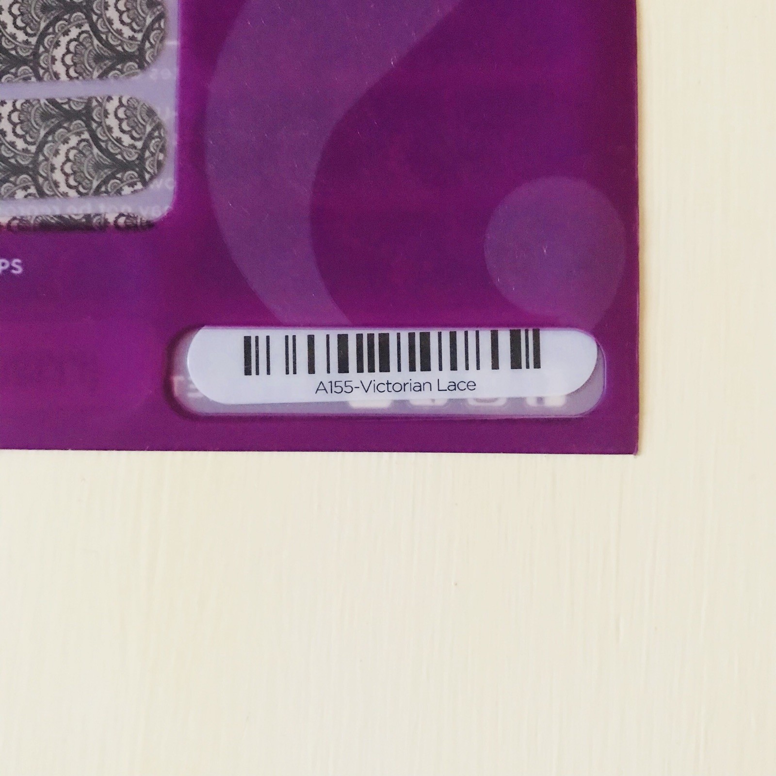 Jamberry Nail Wraps Victorian Lace RETIRED FULL SHEET Black Beige Manicure Style