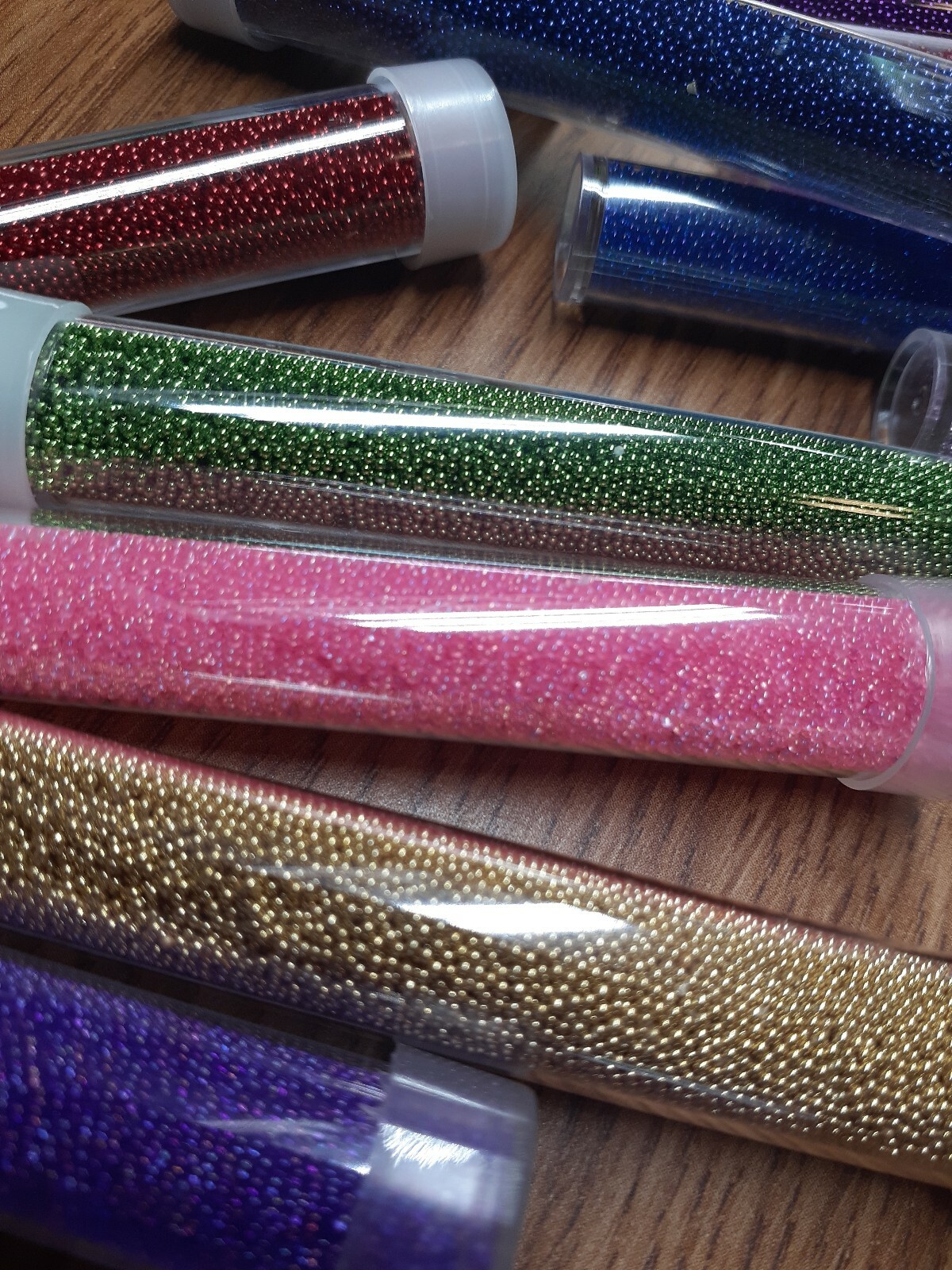 5 tube mixed colors UV Nail art Decoration caviar Micro bead craft DIY