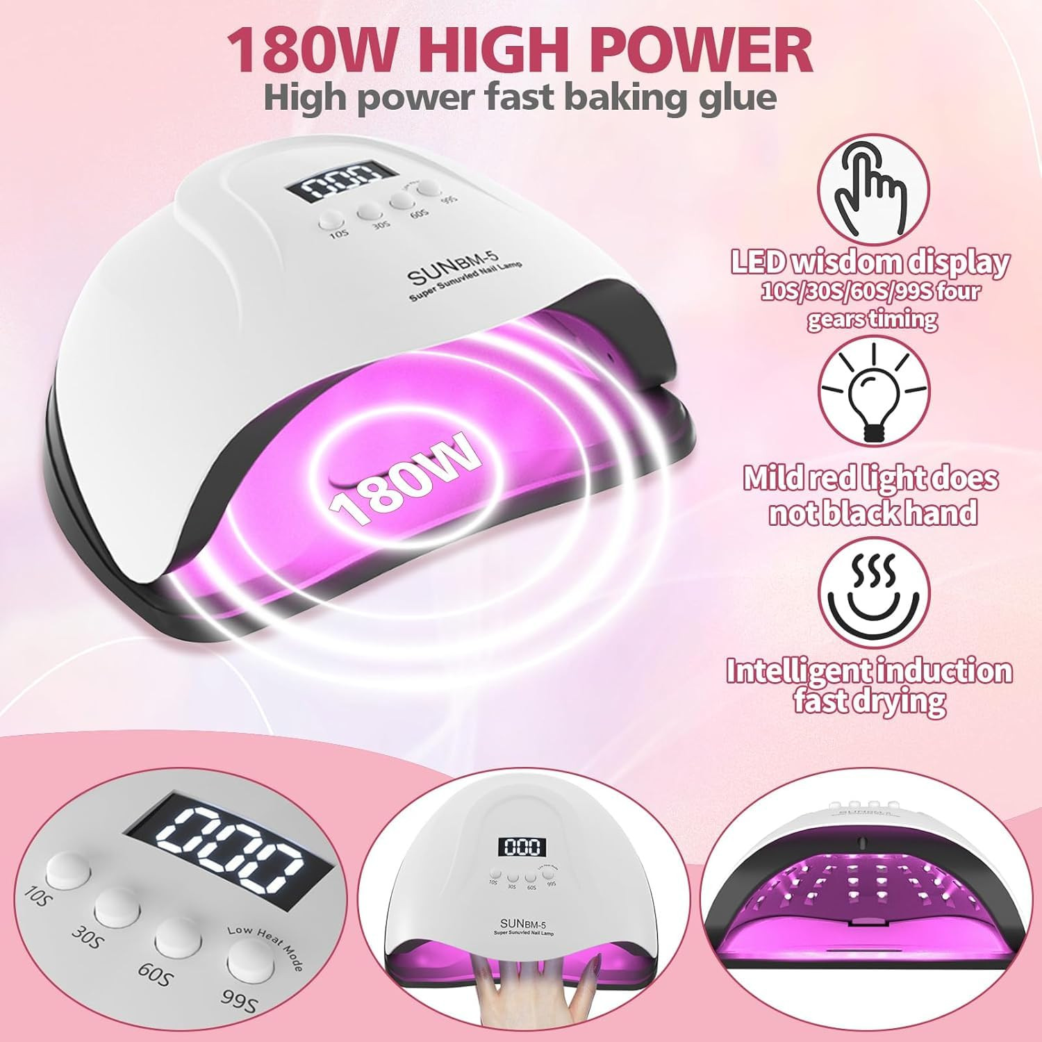 Professional Acrylic Nail Kit for Beginners with Everything Complete Nail Kit Se