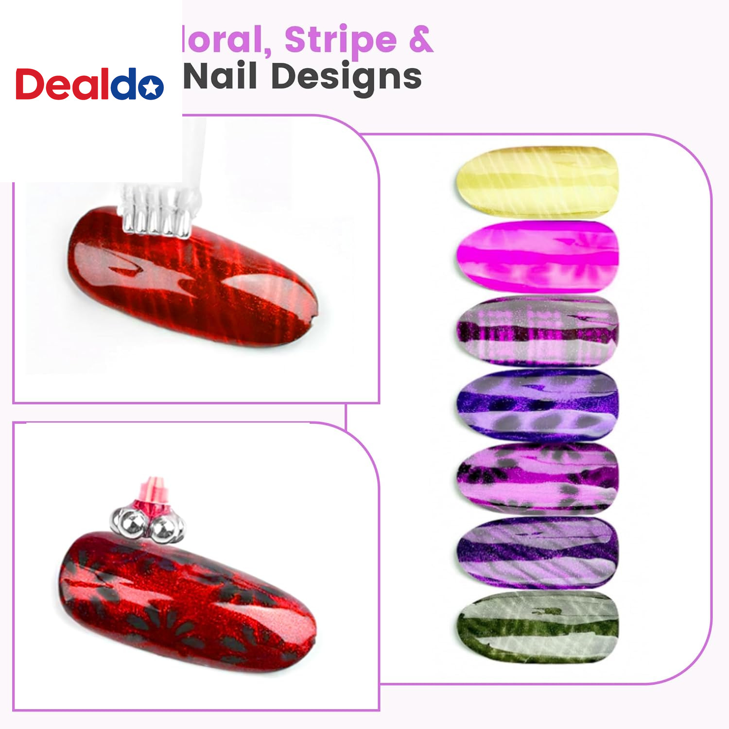 Cat Eye Magnet for Nails,11 PCS Cateye Magnets, Cat Eye Gel Nail Polish Magnet T