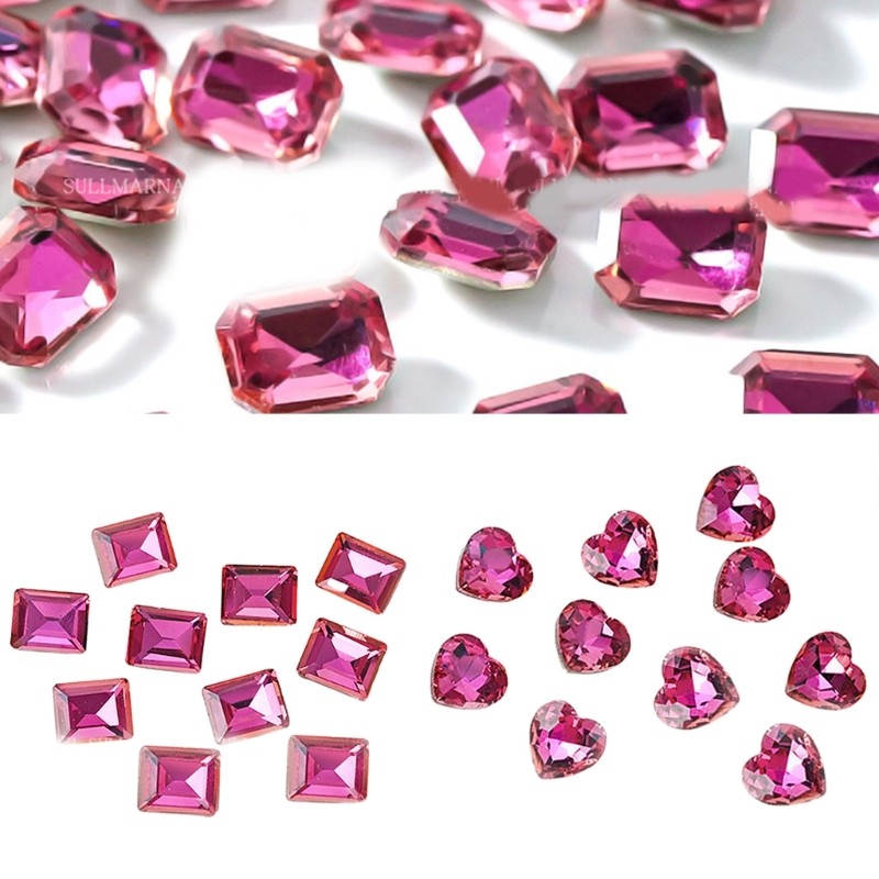 10Pieces Mixed Crystal Hybrid Diamond Rhinestones Nail Art Decorations Manicure