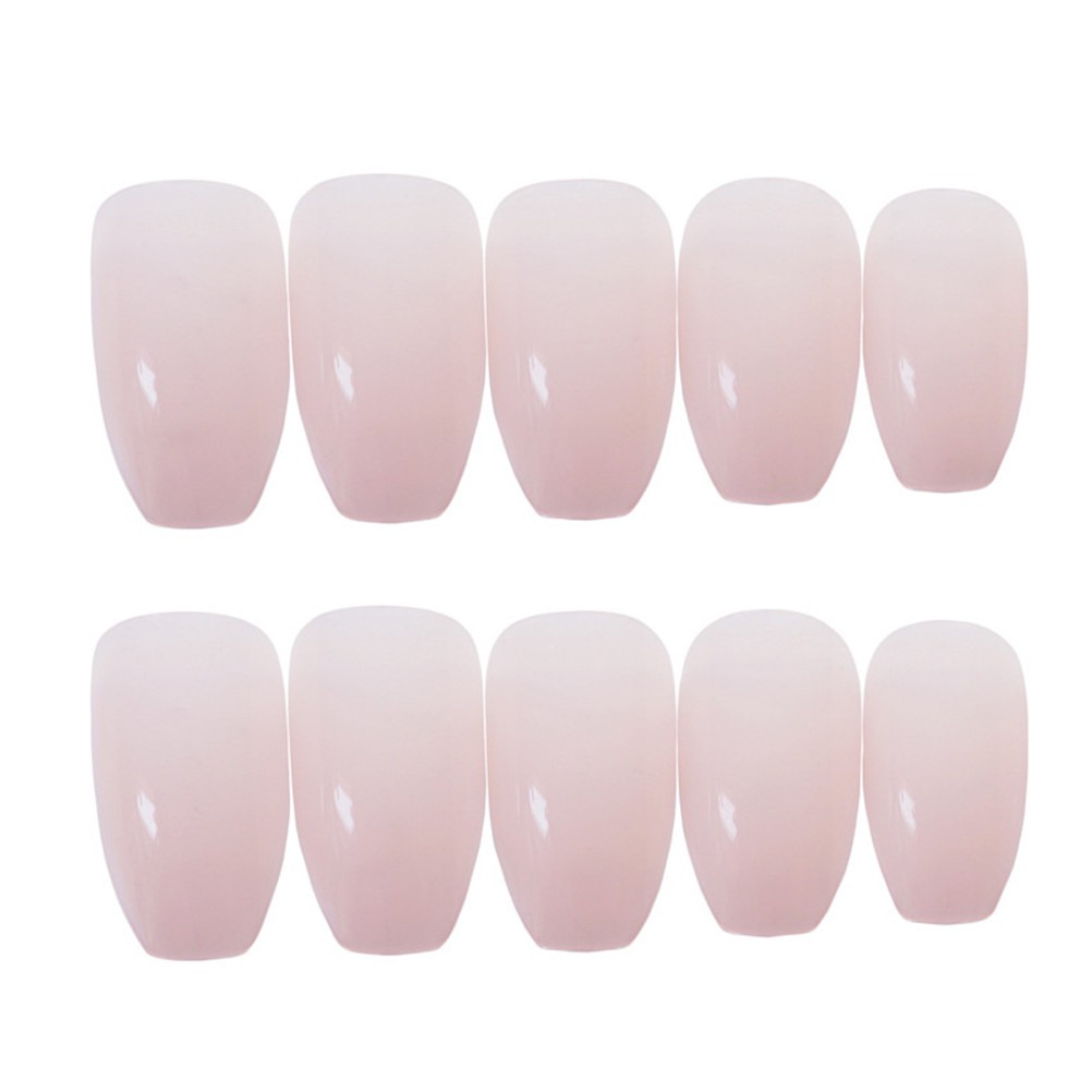 24Pcs Reusable Pink False Nails Full Cover Nail Tips for DIY Nail Art