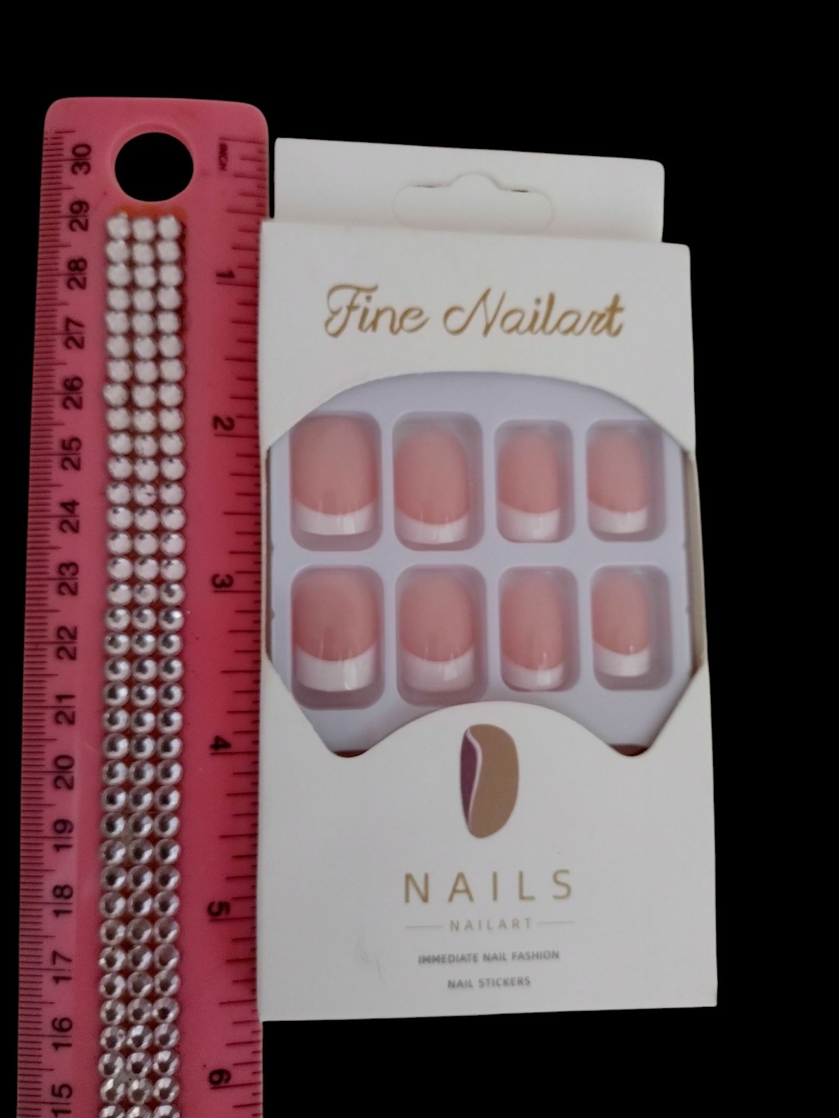 FINE NAILS ART Nailart Immediate Nail Fashion NAIL STICKERS French Tip Manicure