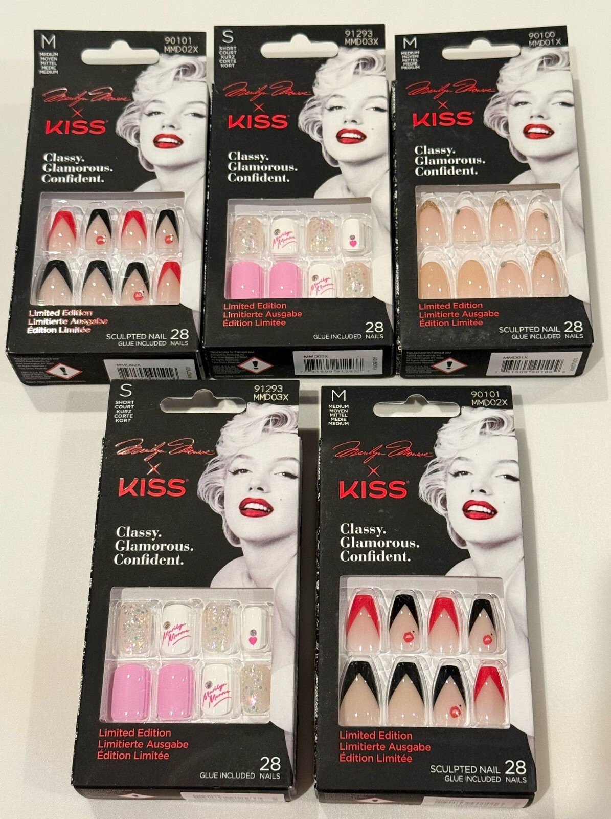 “Set of 100” Kiss imPRESS Nails Mixed LOT**FREE SHIPPING*** CLOSEOUT–Deal# 55***