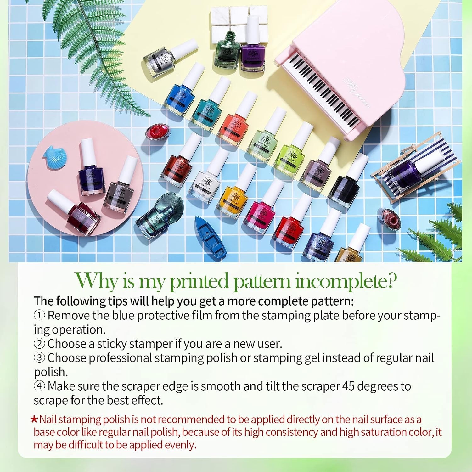 Born Pretty 24 Color Stamping Polish Collection