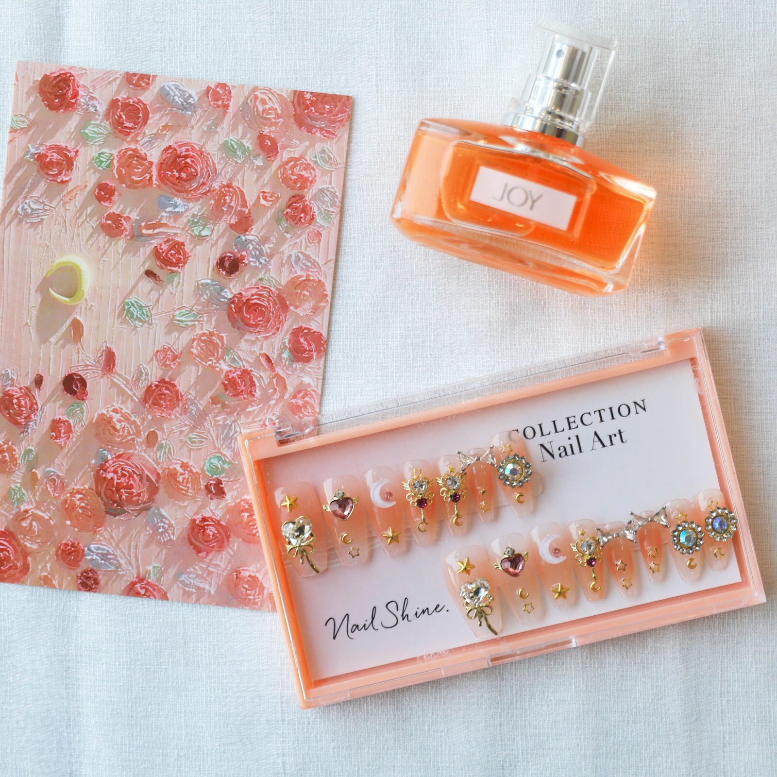 15Pcs Blushing Petal Nail Art by Handmade