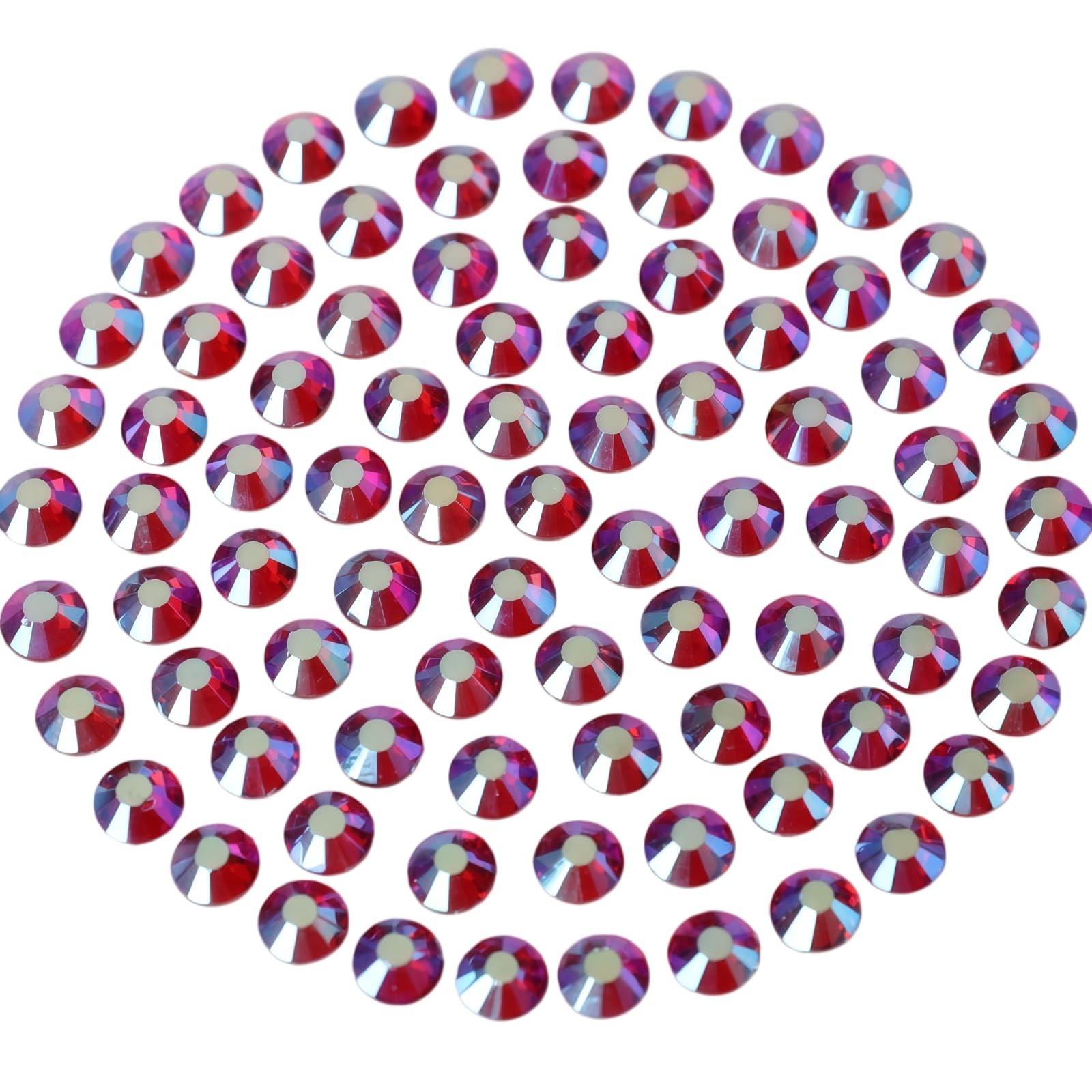 Diamonland Flatback Glass Crystal Rhinestones Rounds Gems for Bedazzling Nail…