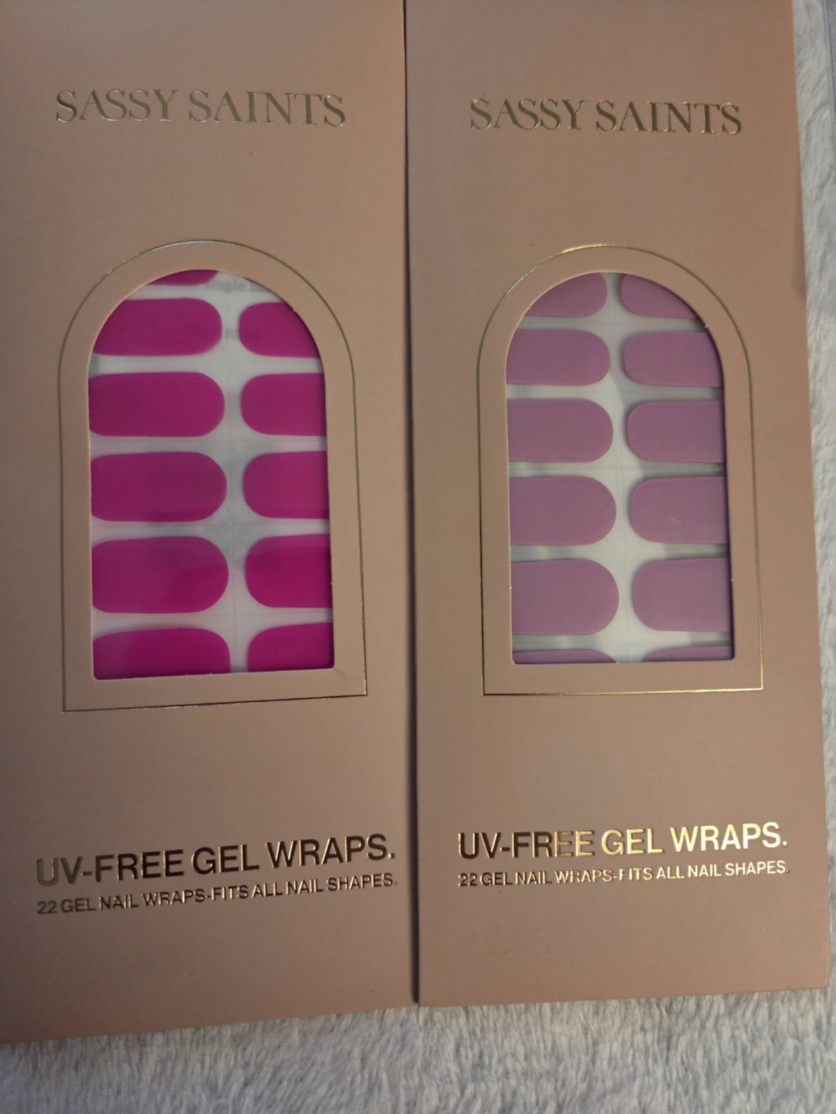 Sassy Saints Uv Free Gel Wraps Lot