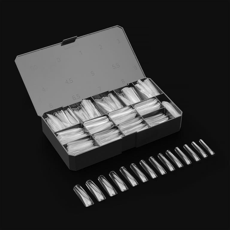 Apres Gel-X Sculpted Square Extra Extra Long tip box – 420pcs (14 sizes) XXL