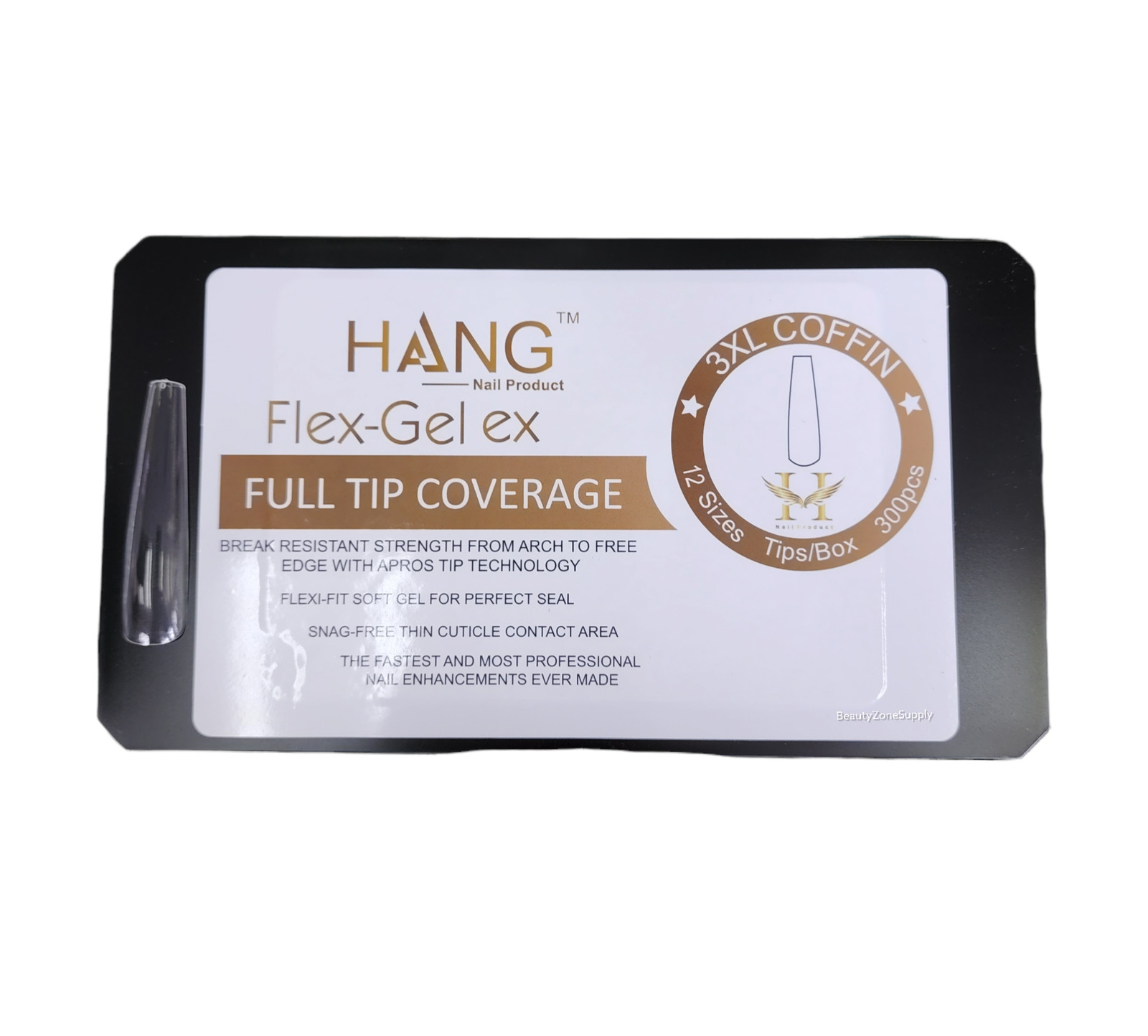 Hang Gel X Tips Box – Coffin Long 3XL (300ct)