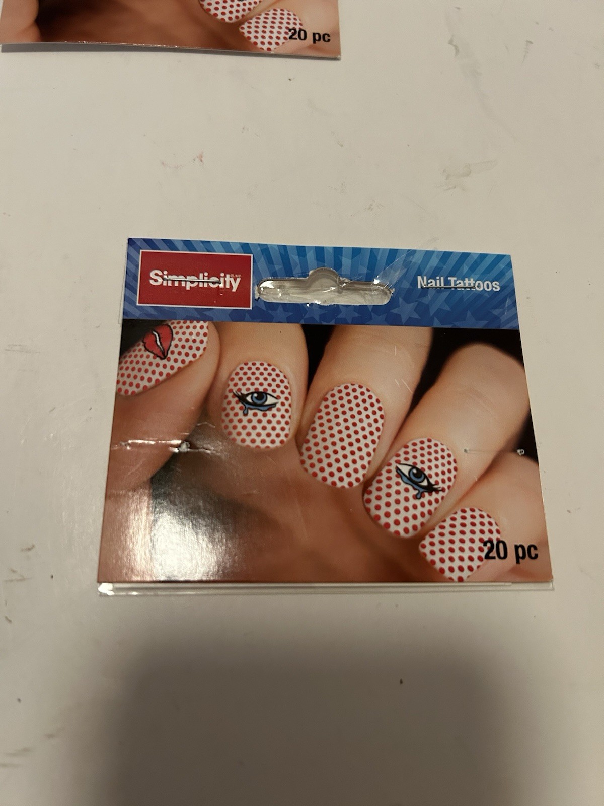 Simplicity Nail Tattoos; Lot Of 4 Packages. NEW.