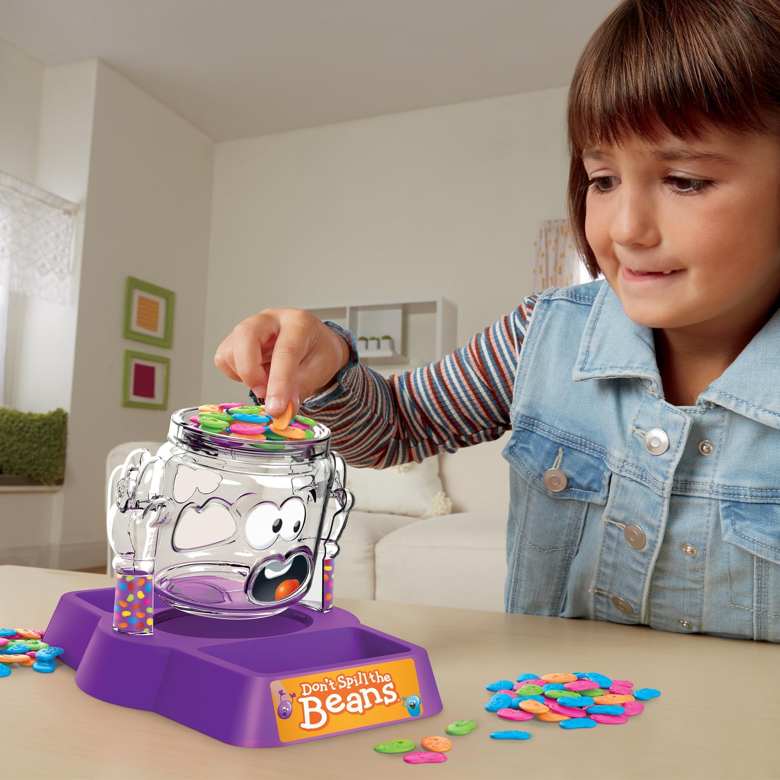 Hasbro Gaming Don’t Spill The Beans 7.875 x 2.5 x 10.5 inches, Multicoloured