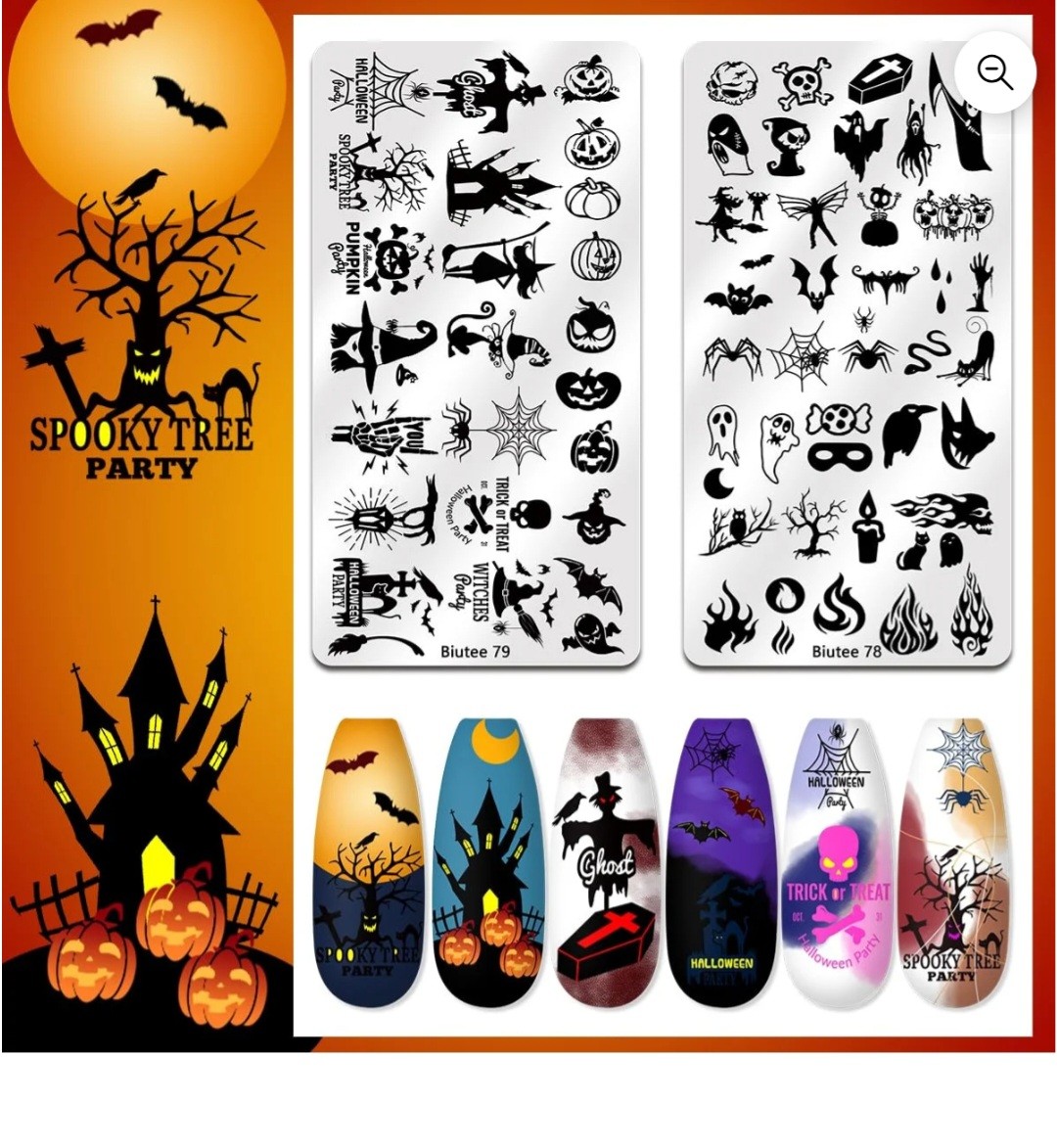 Biutee Nail Stamper Kit Nail Art Set 8 Stamping Plate Polish Gel 12 Stamping