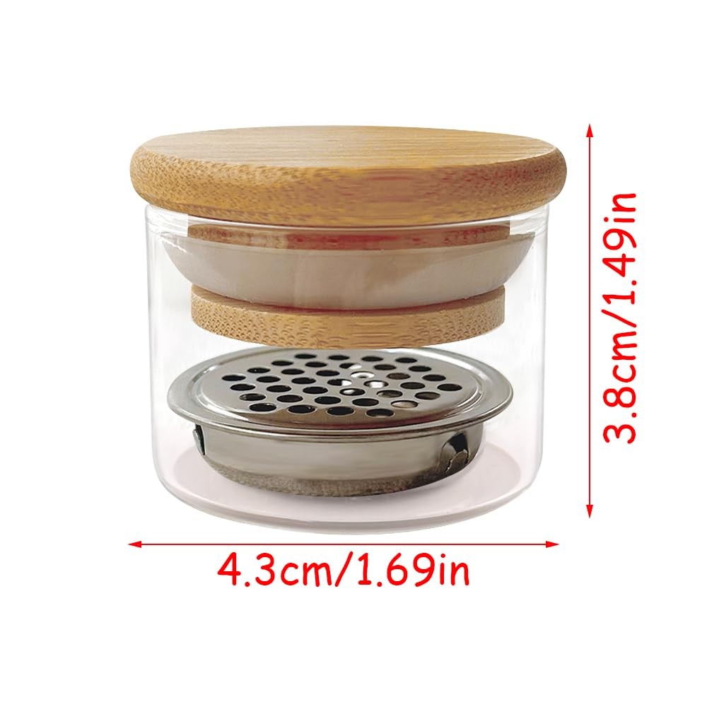 Nail Brushes Washing Cup Acrylic Nail Brush Cleaner Dappen Dish with Lid Easy…