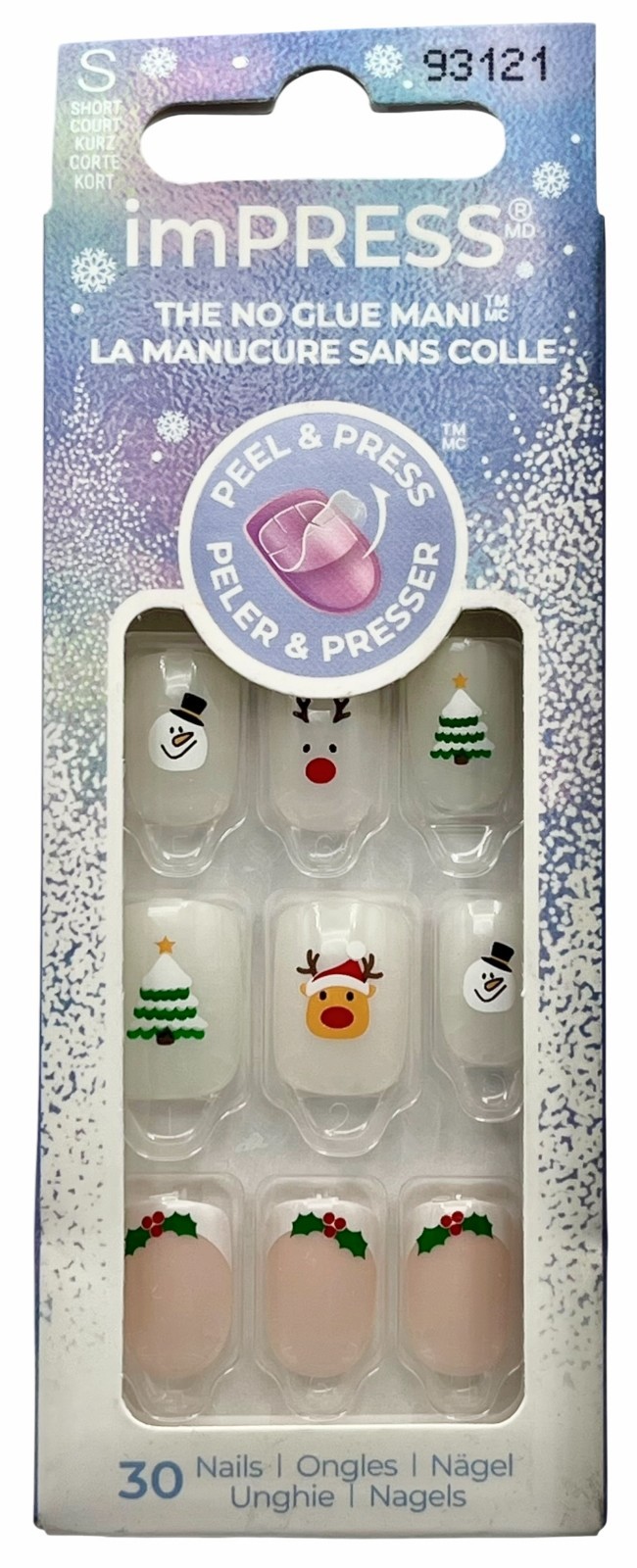 KISS imPRESS Press on Manicure Holiday Christmas Nails YOU CHOOSE