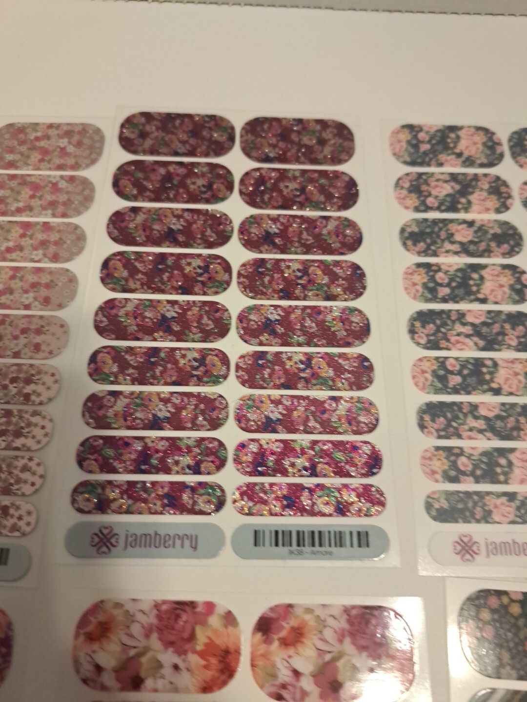 Jamberry Nail Wraps Lot of 10 Full Sheets Spring Florals