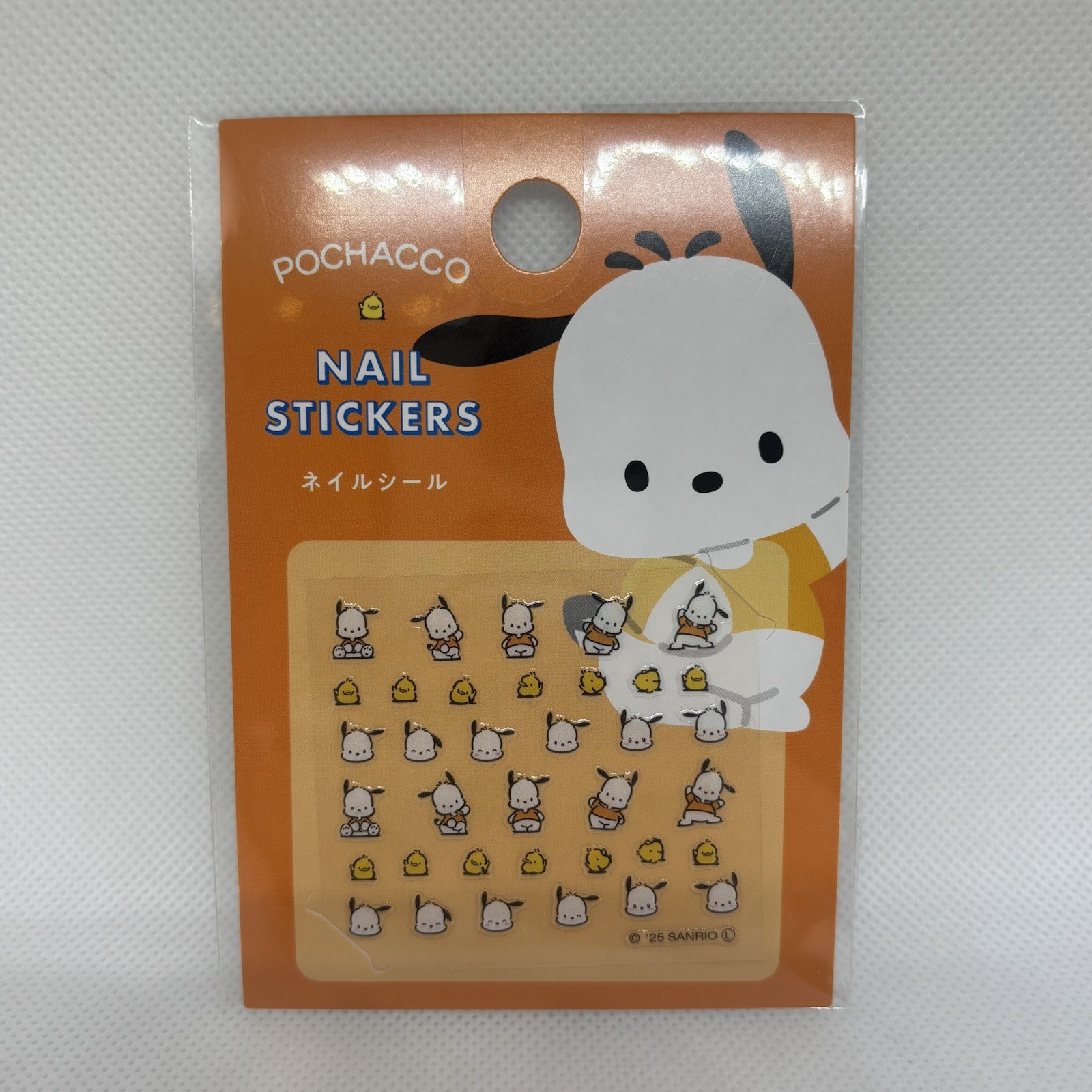 Sanrio Character Nail Stickers 5pcs Set Hello Kitty Kuromi My Melody
