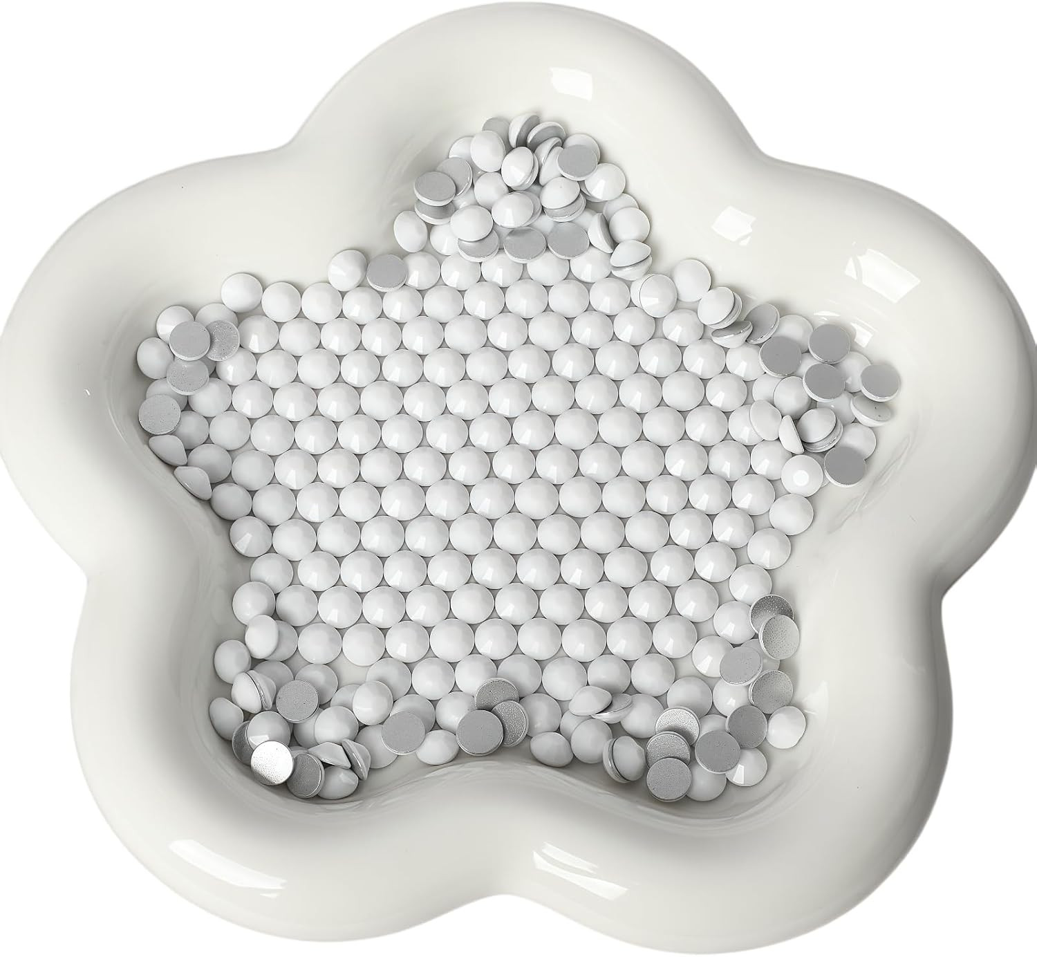 Flatback Glass Crystal Rhinestones Rounds Gems for Bedazzling Nails Art Crafts D