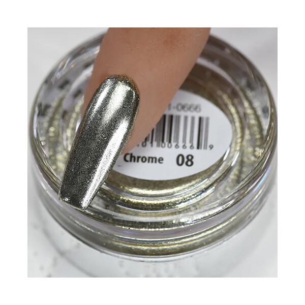 Cre8tion Chrome Nail Art Effect Powder 1g – #08