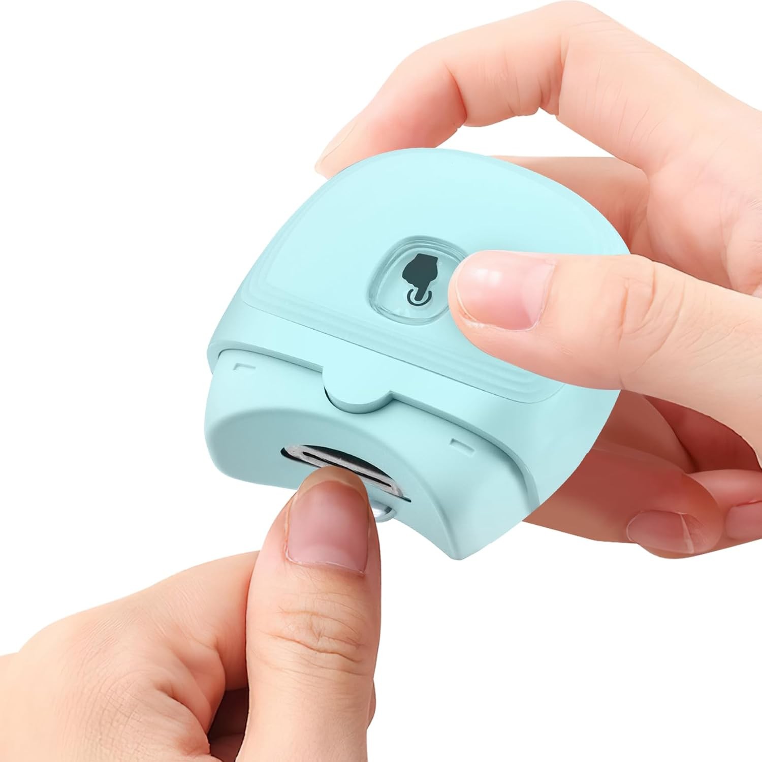 Electric Nail Clipper & Nail File: Automatic Trimmer with LED Light,