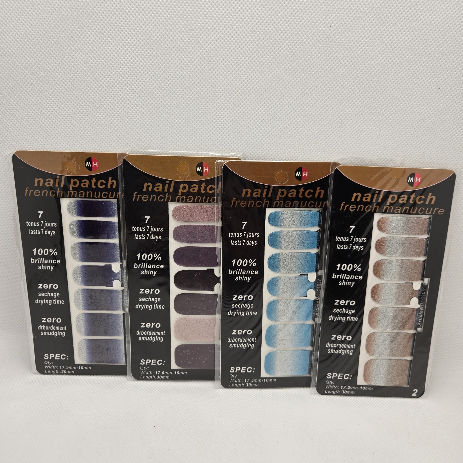 French Manucure Nail Patch New 12 packages New Nail Stickers