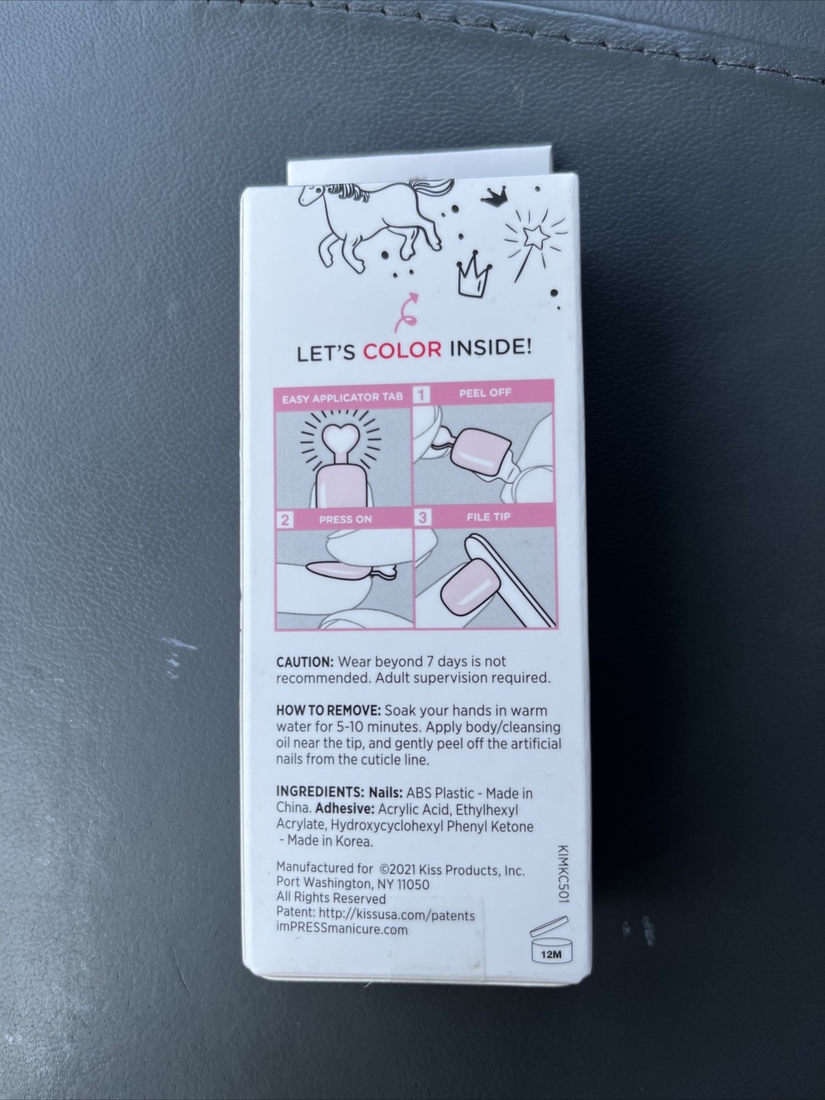 Kiss Impress Mini Press-On Manicure Kids Stick-On Nails ‘Spring Song’ 87408